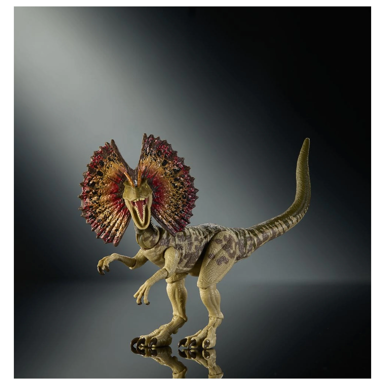 Jurassic World Rebirth Hammond Collection Actionfigur Dilophosaurus Produktfoto