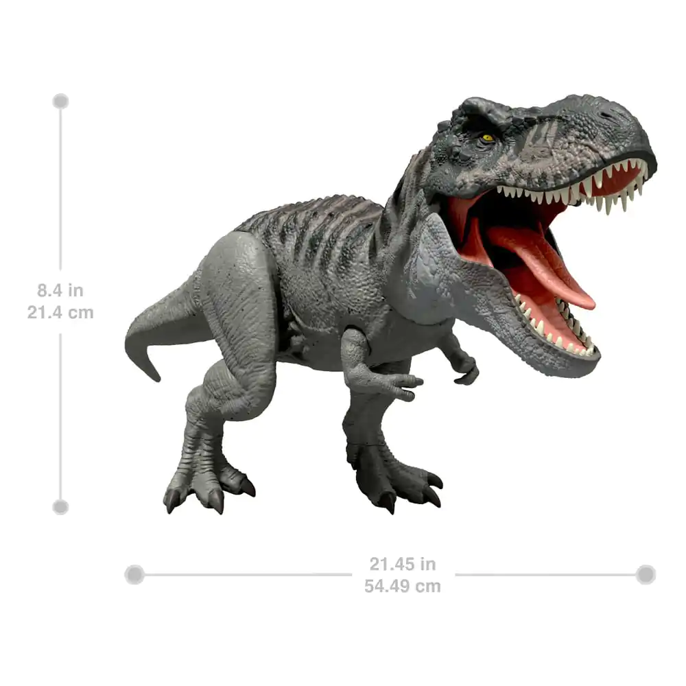 Jurassic World Rebirth Action Figur mit Sound Power Devour Tyrannosaurus Rex 21 cm Produktfoto