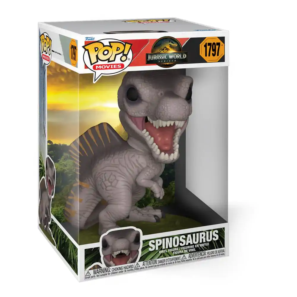 Jurassic World Rebirth Super Sized Jumbo Funko POP! Vinyl Figur Spinosaurus 25 cm Produktfoto