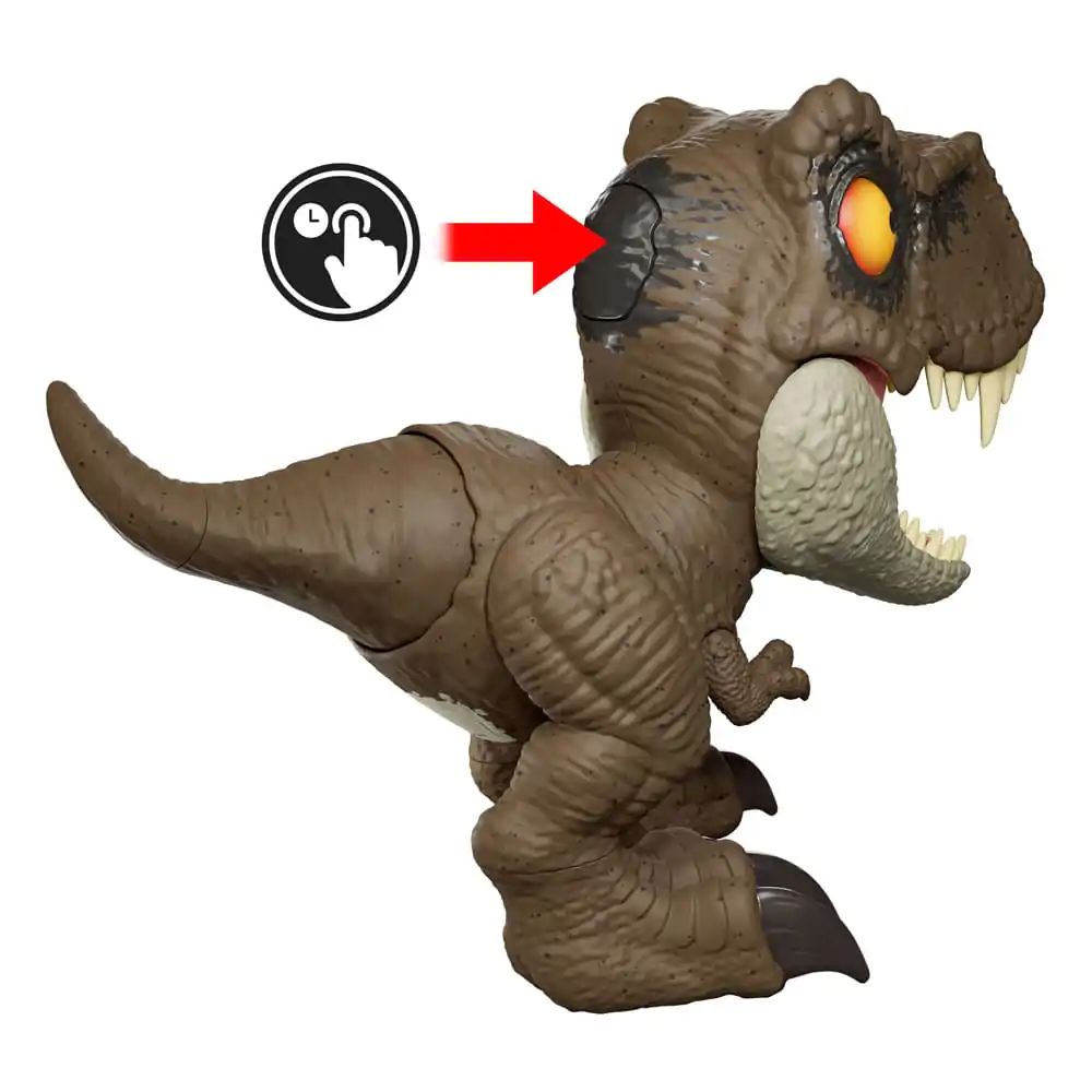Jurassic World Action Figur mit Sound Roar Command Tyrannosaurus Rex 16 cm Produktfoto