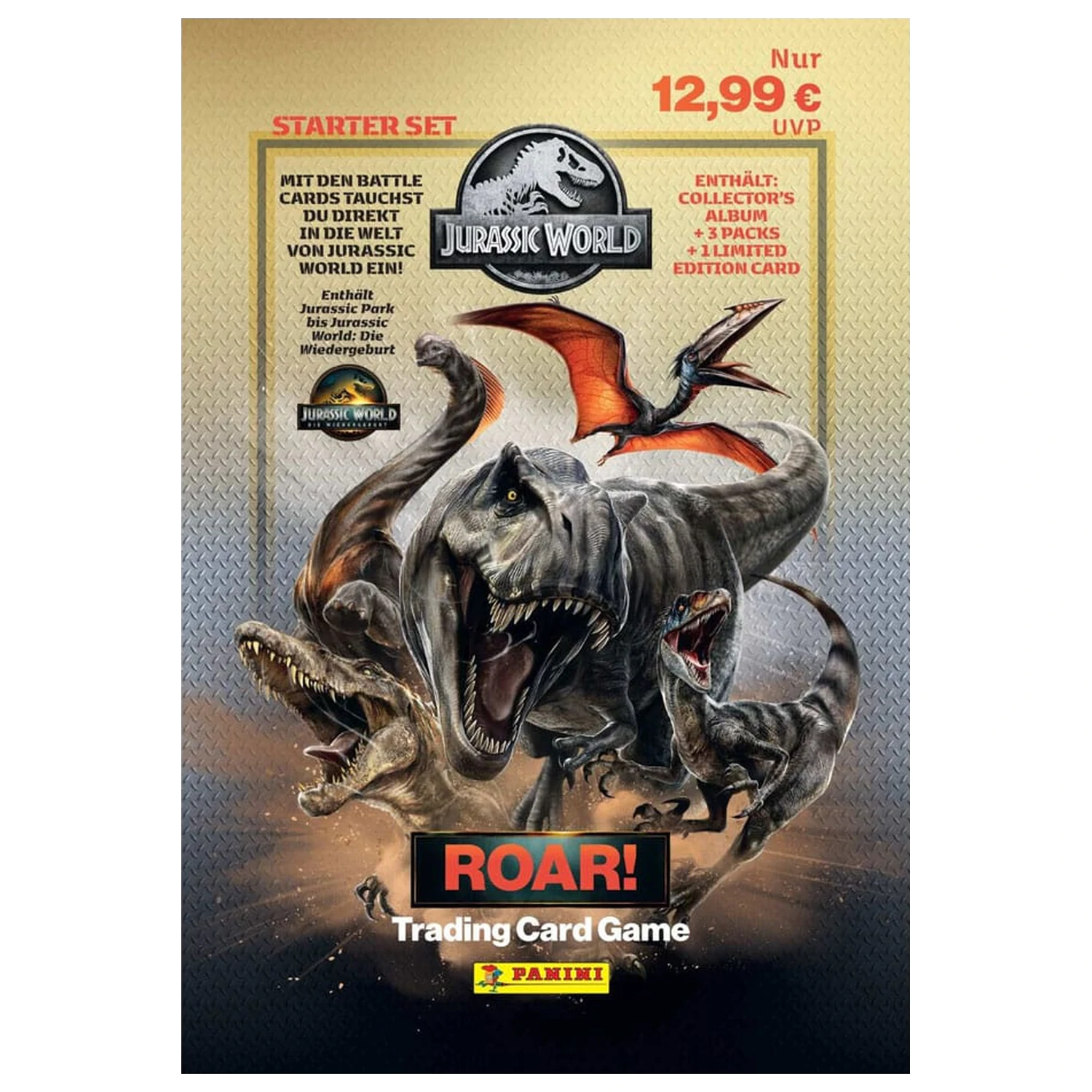 Jurassic World Roar Sammelkarten Starter Pack *deutsche Version* Produktfoto