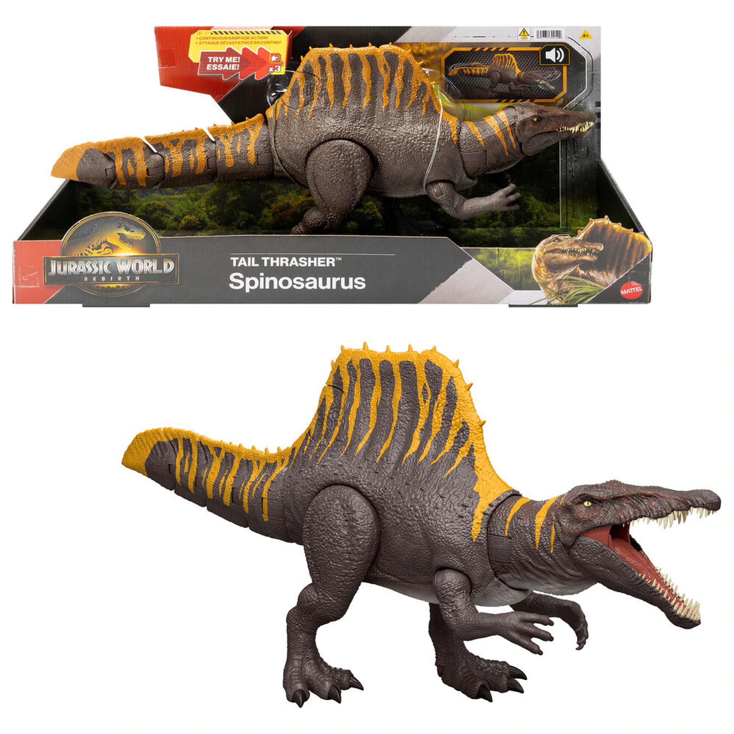 Jurassic World Spinosaurus Figur Produktfoto