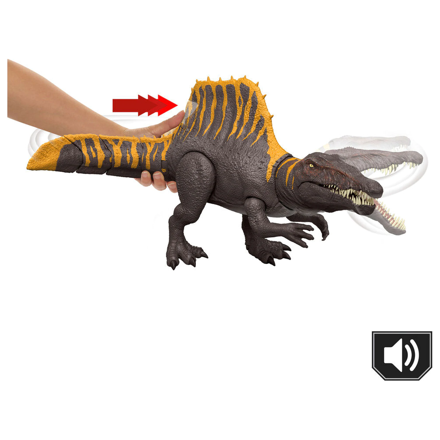 Jurassic World Spinosaurus Figur Produktfoto