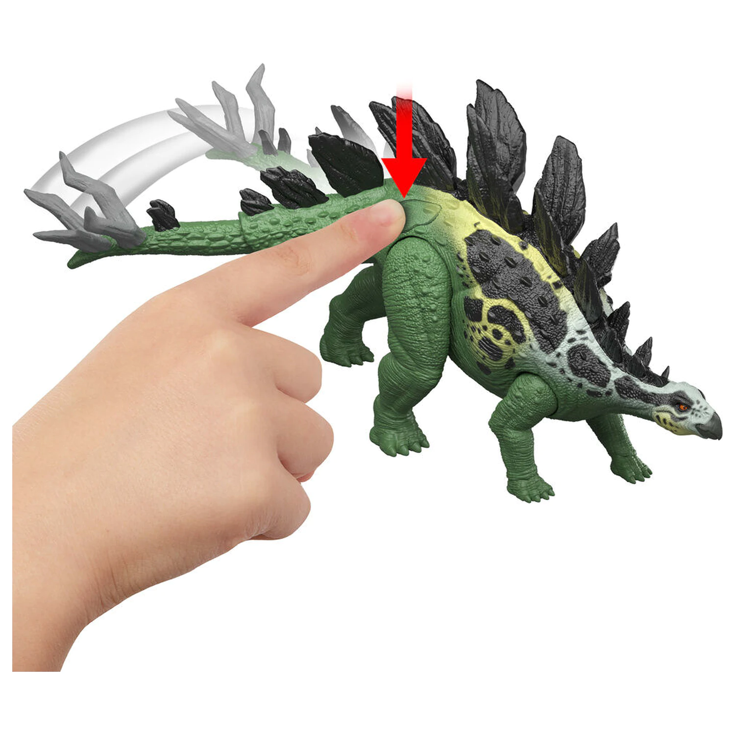 Jurassic World Stegosaurus Dinosaurier Figur Produktfoto