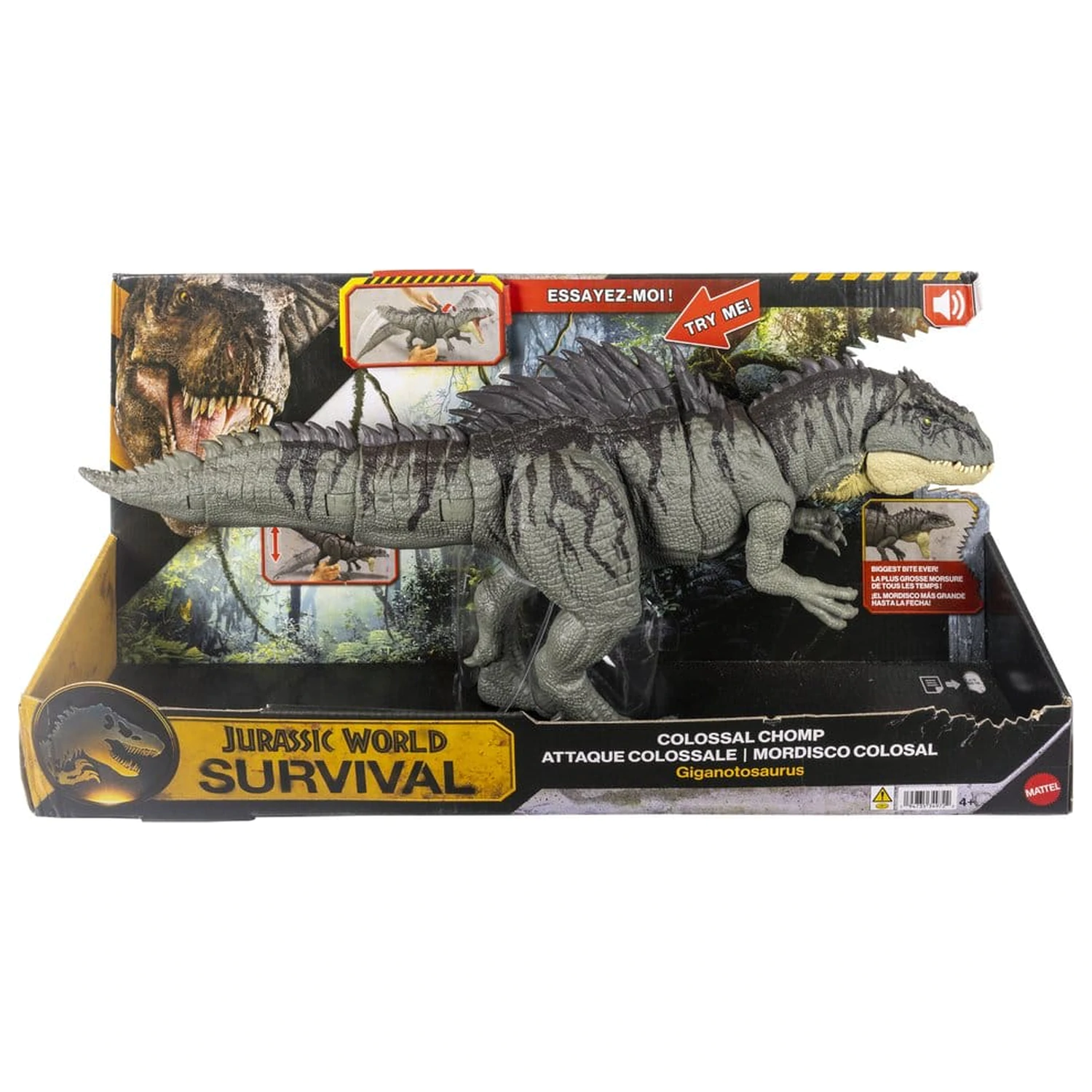 Jurassic World: Survival Action-Figur Kolossaler Chomp Giganotosaurus 71 cm Produktfoto