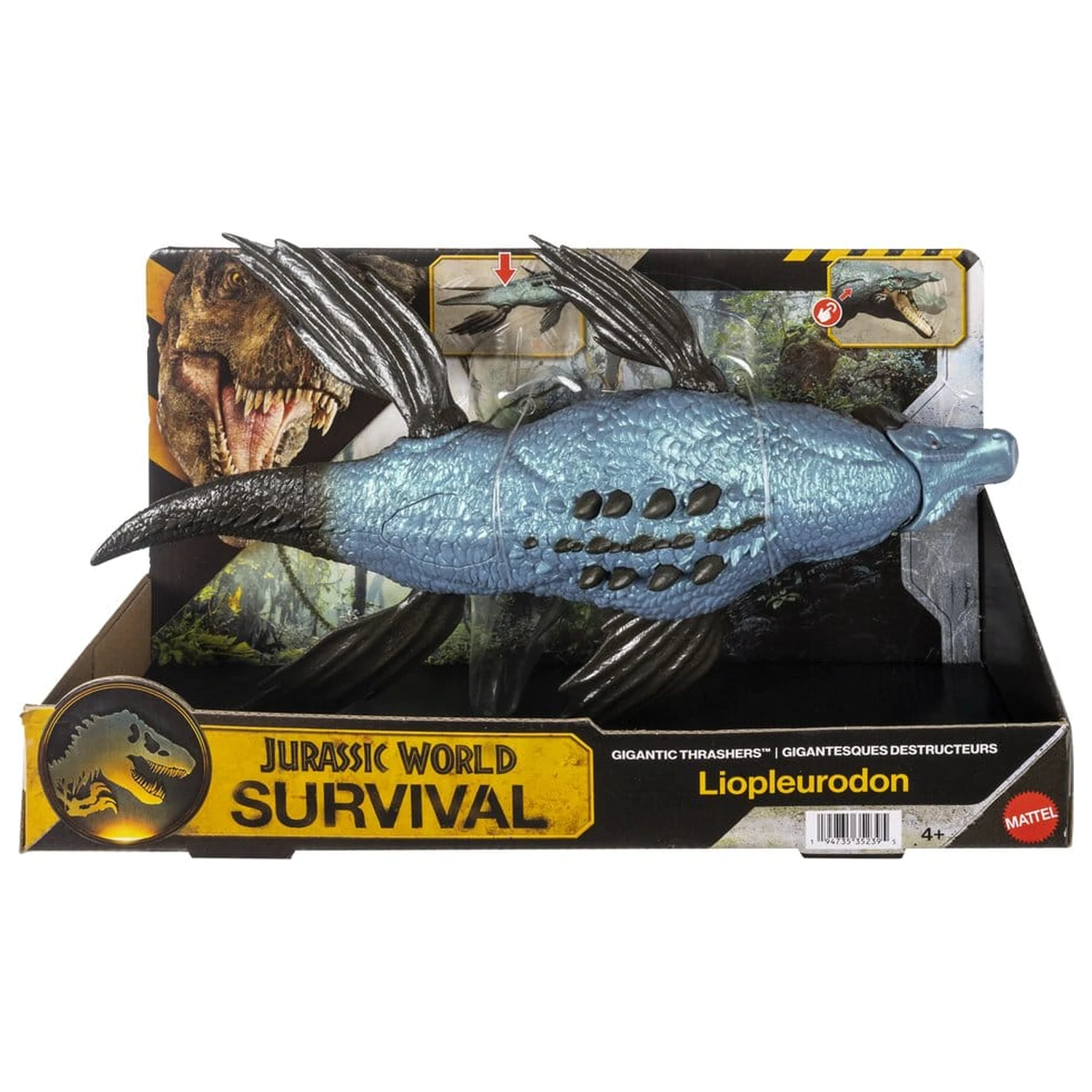 Jurassic World: Survival Actionfigur Gigantische Thrashers Liopleurodon 30 cm Produktfoto
