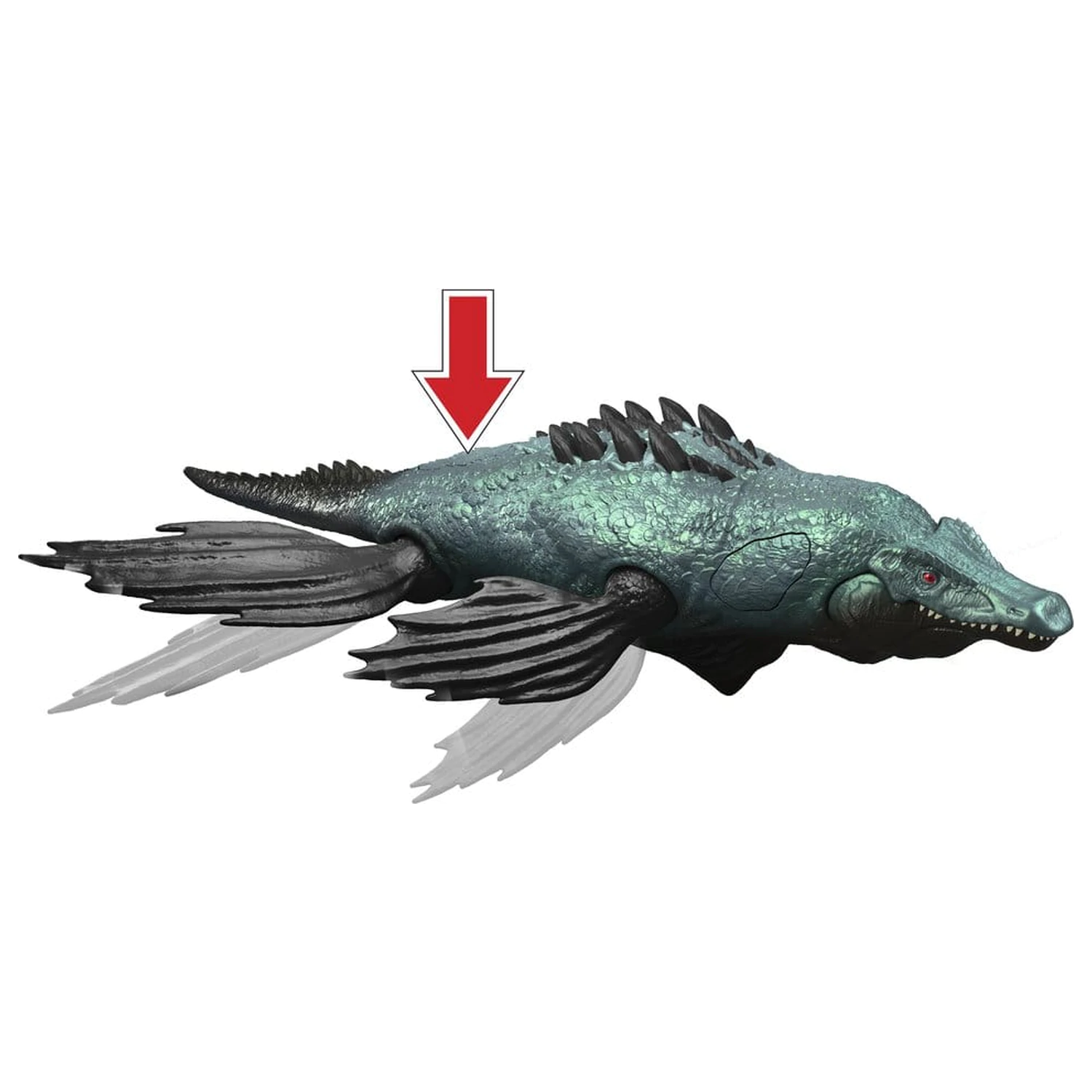 Jurassic World: Survival Actionfigur Gigantische Thrashers Liopleurodon 30 cm Produktfoto