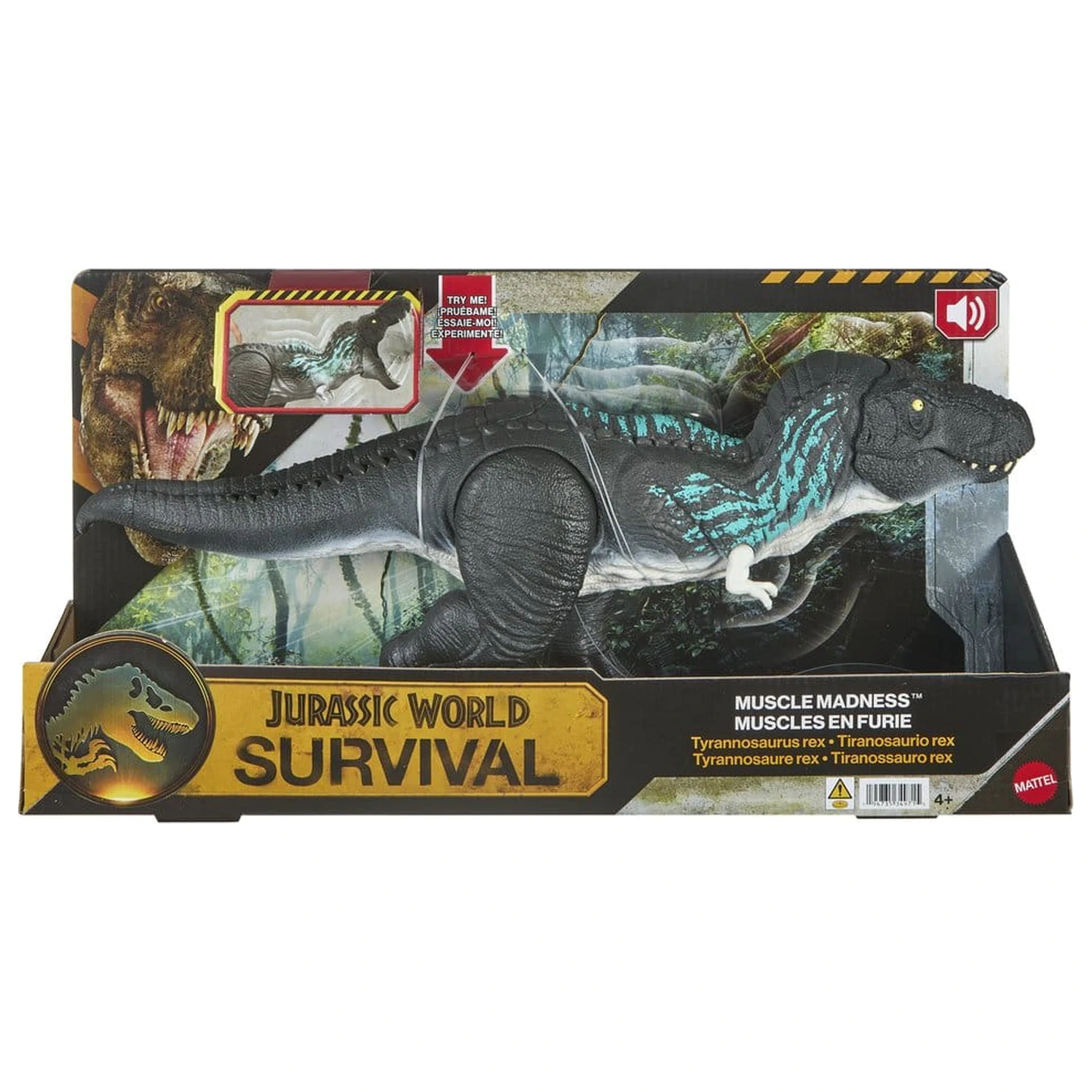Jurassic World: Survival Action Figur Muscle Madness Tyrannosaurus Rex 56 cm Produktfoto