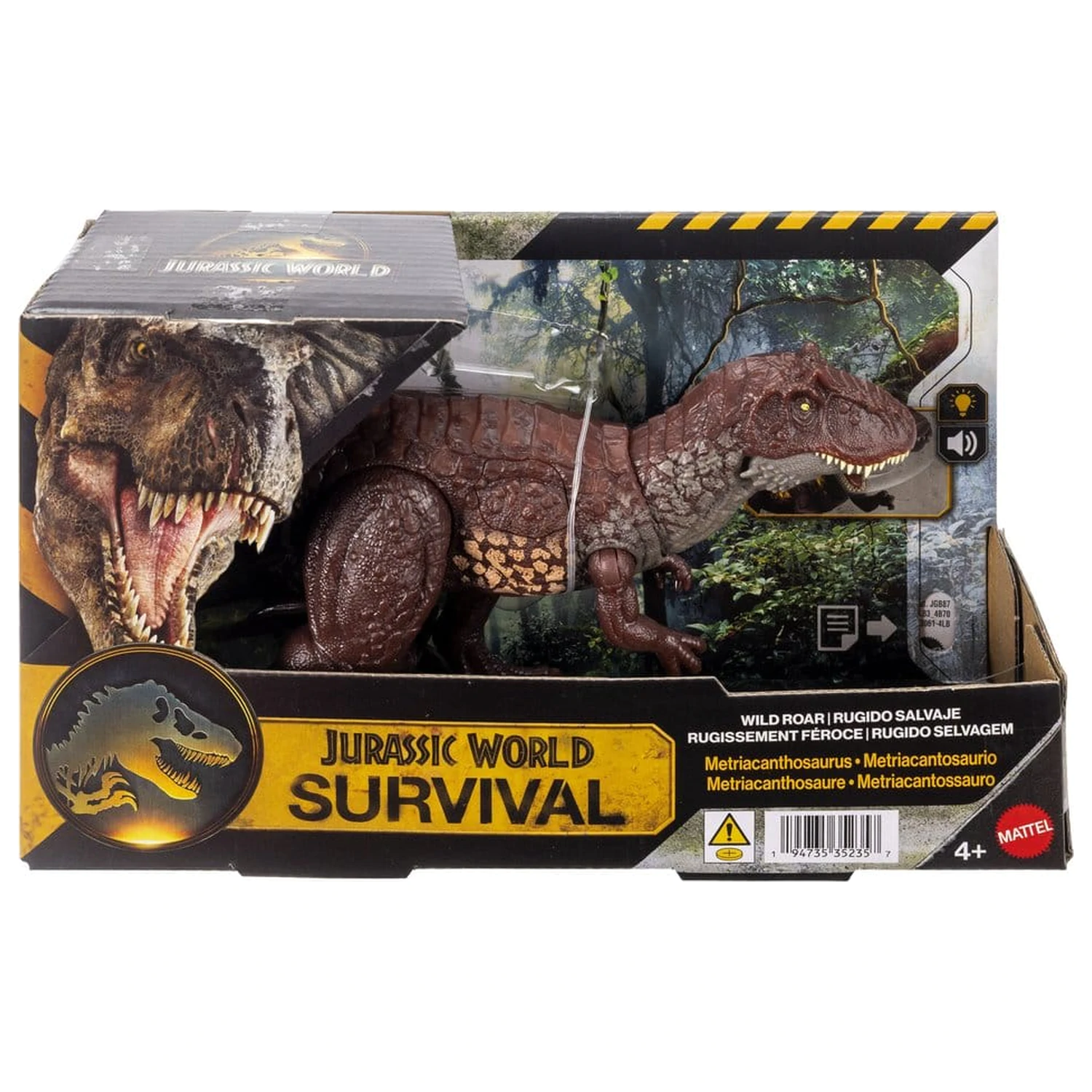 Jurassic World: Survival Action Figur Wild Roar Metriacanthosaurus 31 cm Produktfoto