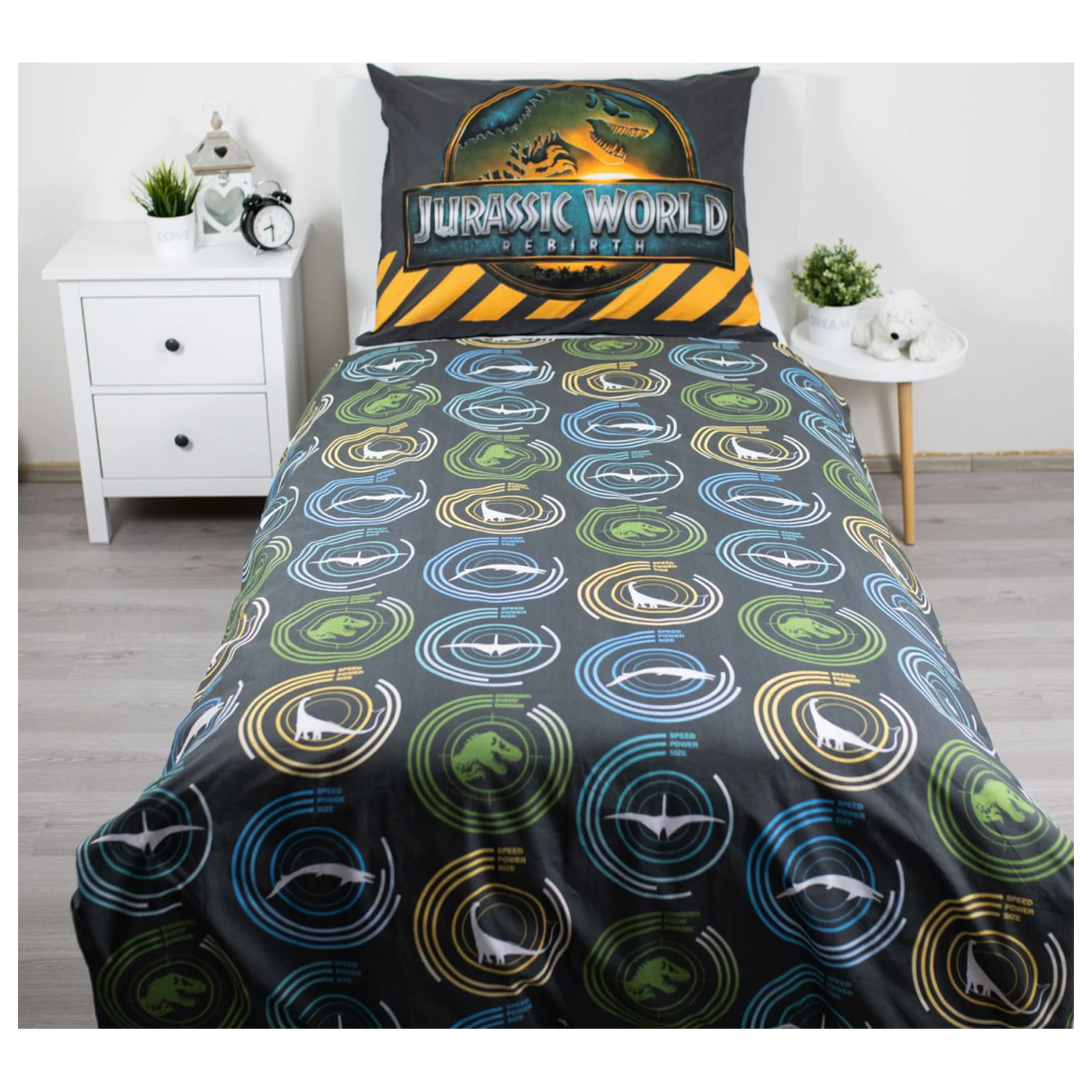 Jurassic World T-Rex Bettbezug Produktfoto