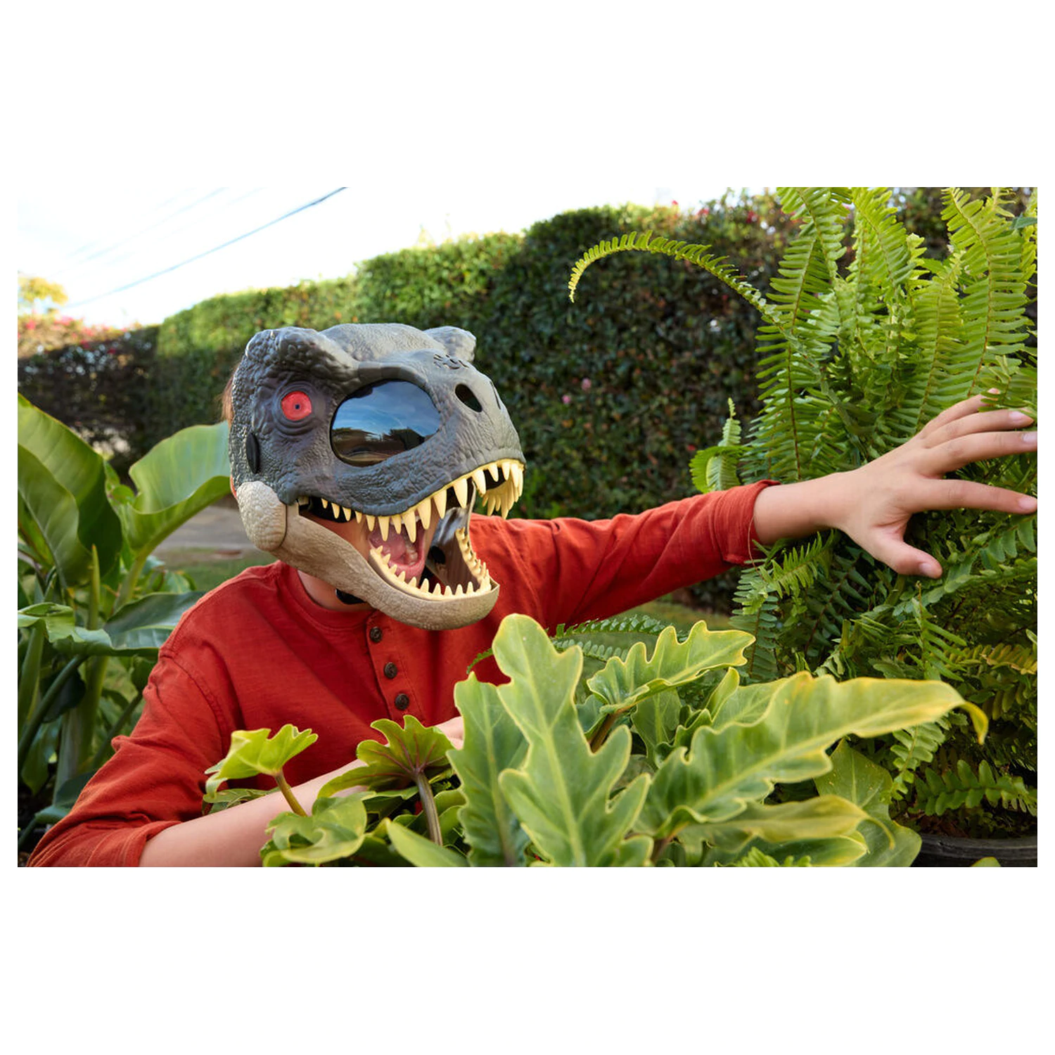 Jurassic World T-Rex Dinosaurier Deluxe Maske Produktfoto