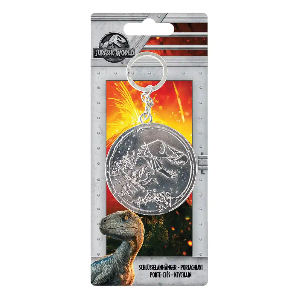 Jurassic World Metal Schlüsselanhänger T-Rex Produktfoto