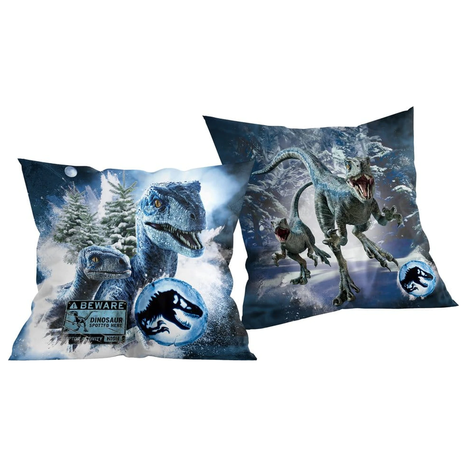 Jurassic World Blue Kissen 40 x 40 cm Produktfoto