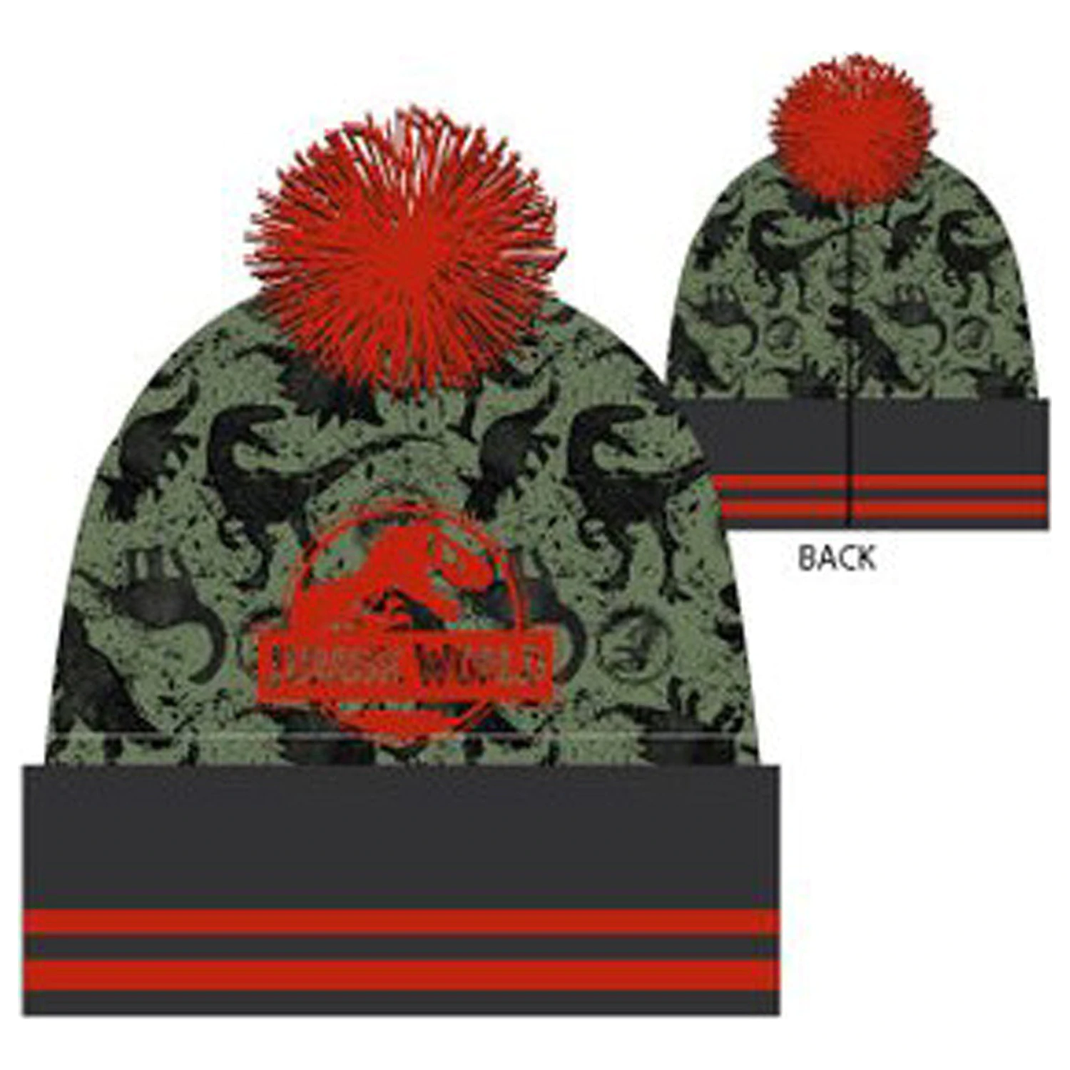 Jurassic World Territory grüne Kinder Cap 52 cm Produktfoto