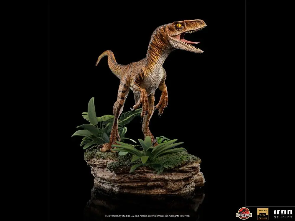 Jurassic World The Lost World Deluxe Art Scale Statue 1/10 Velociraptor 18 cm Produktfoto