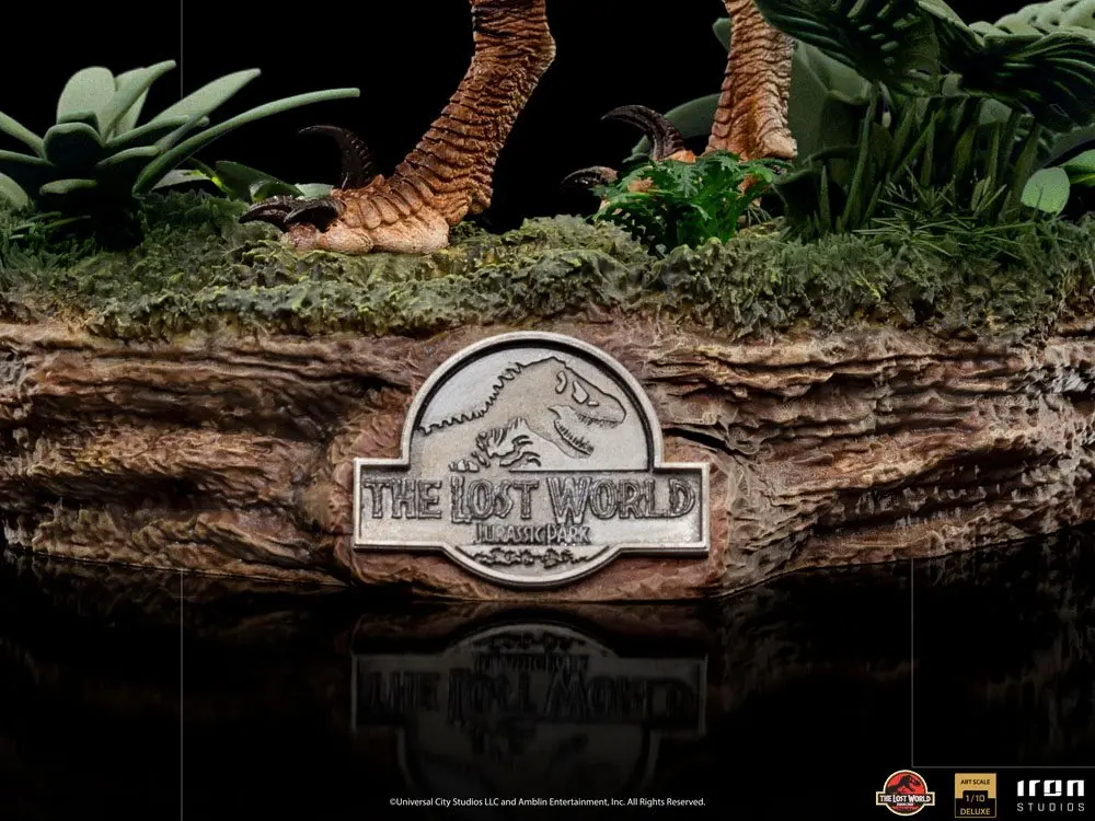 Jurassic World The Lost World Deluxe Art Scale Statue 1/10 Velociraptor 18 cm Produktfoto
