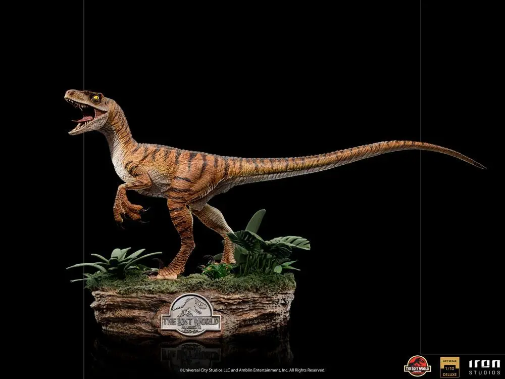 Jurassic World The Lost World Deluxe Art Scale Statue 1/10 Velociraptor 18 cm Produktfoto