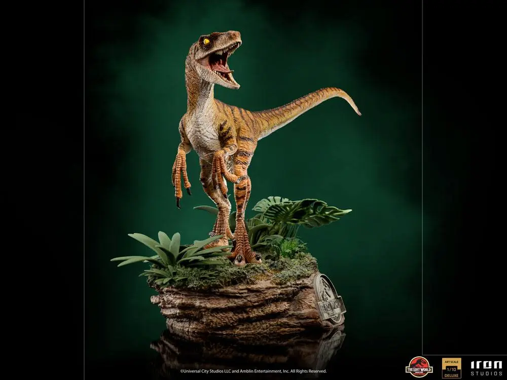 Jurassic World The Lost World Deluxe Art Scale Statue 1/10 Velociraptor 18 cm Produktfoto