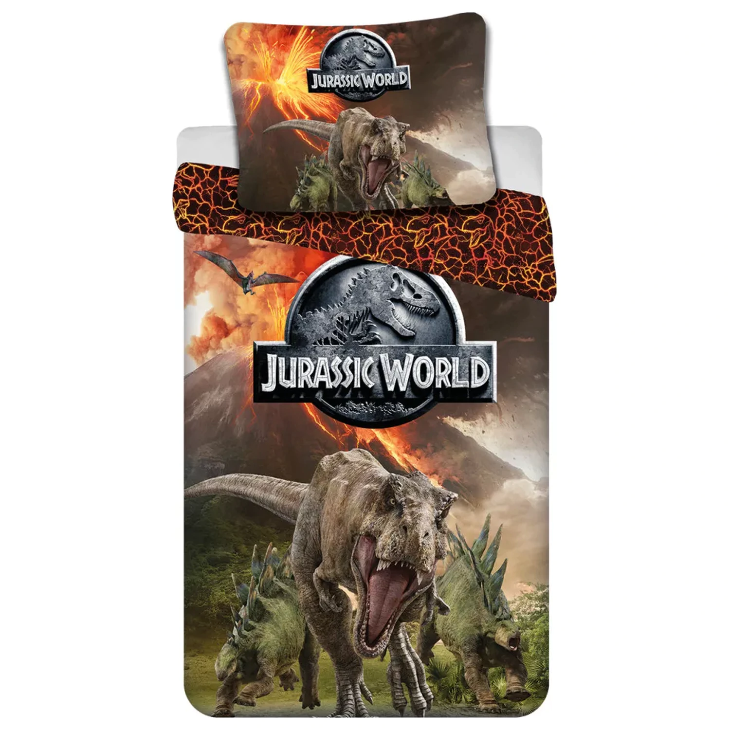 Jurassic World Vulkan Bettbezug Produktfoto
