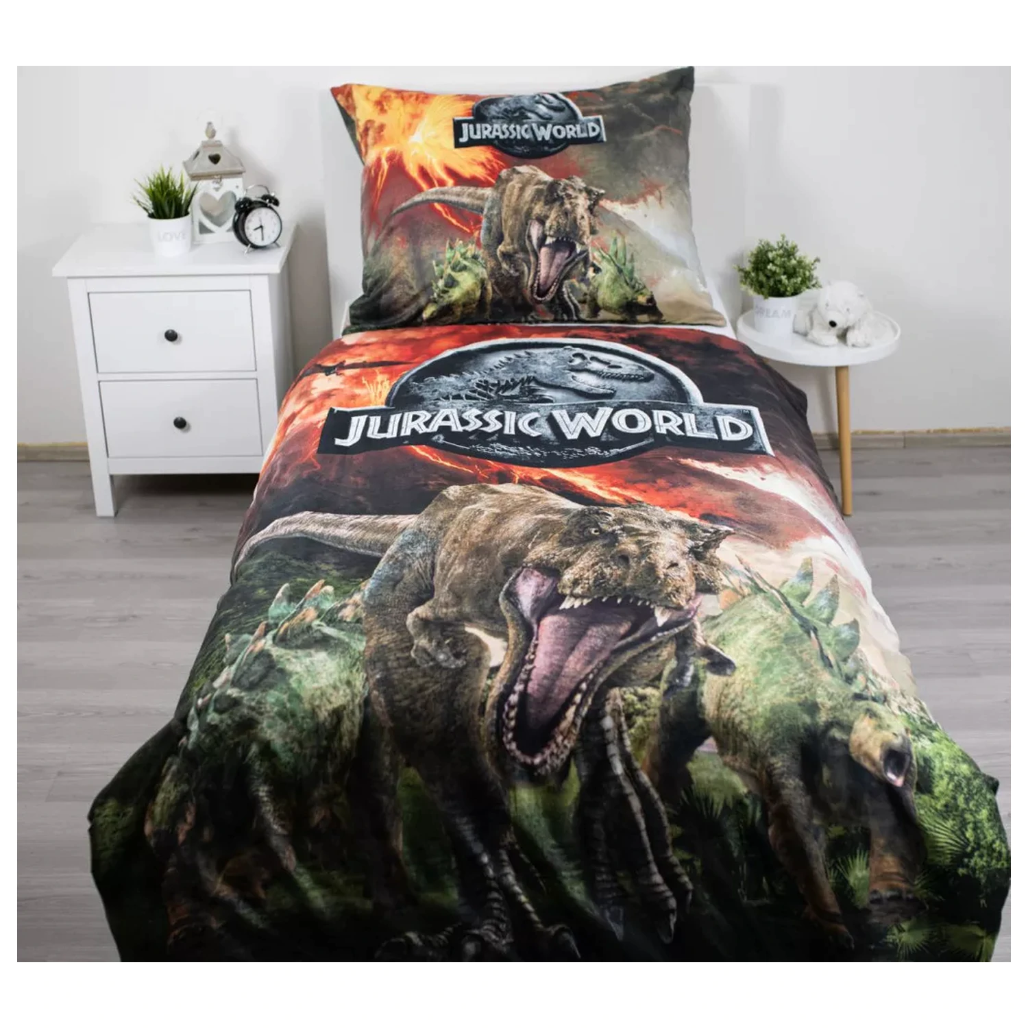 Jurassic World Vulkan Bettbezug Produktfoto