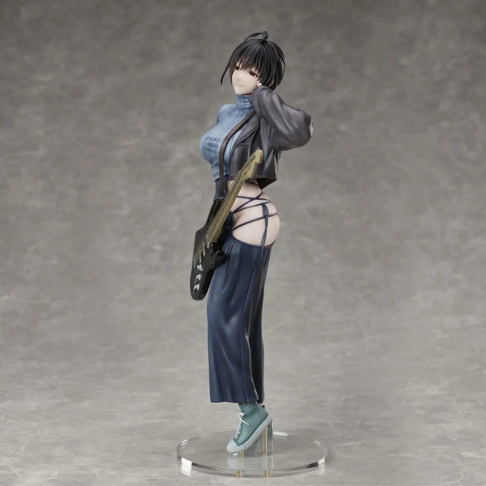 Juroku Illustration PVC Statue Guitar Meimei Backless Dress 26 cm termékfotó