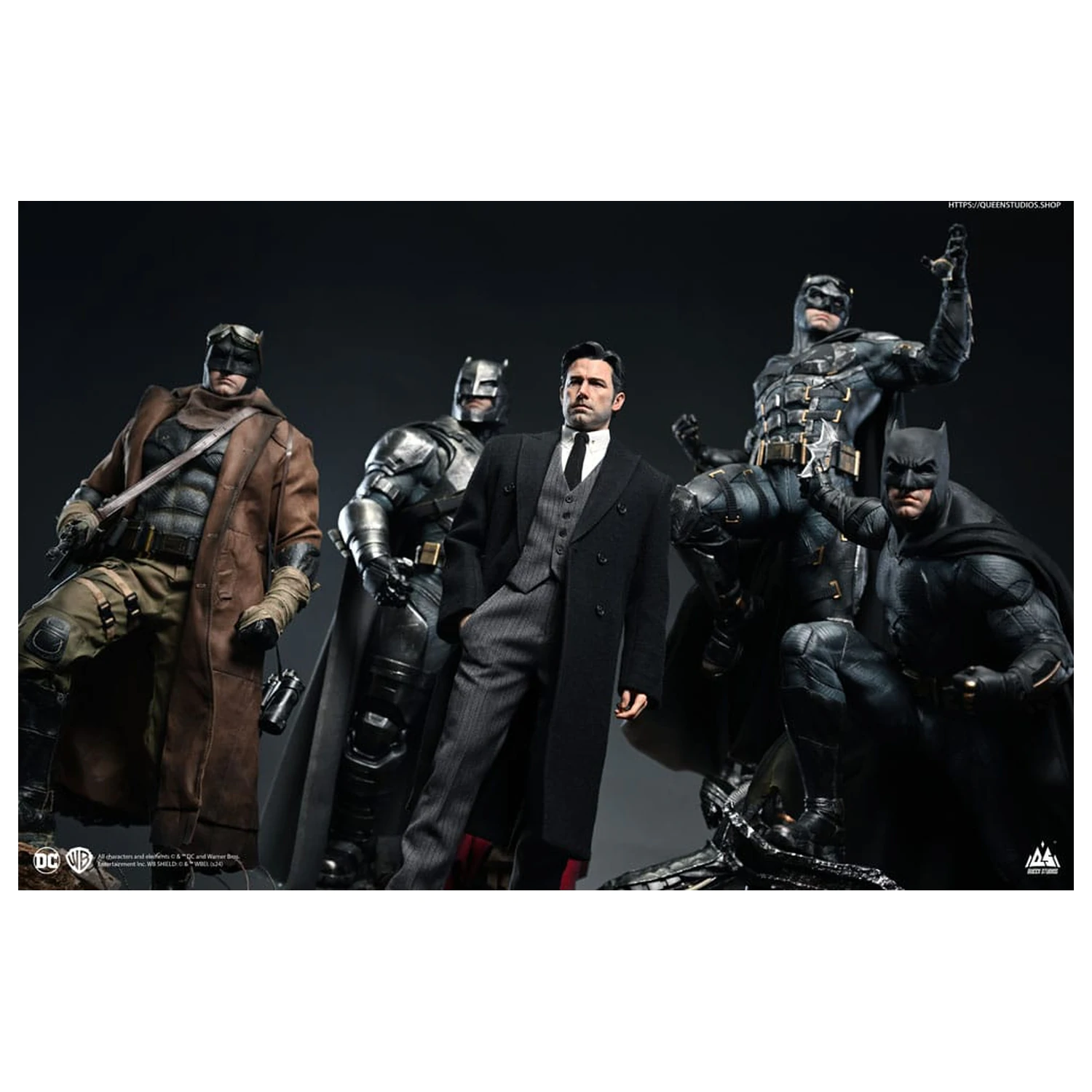 Justice League Statue 1/4 Bruce Wayne (Ben Affleck) 51 Zentimeter Produktfoto