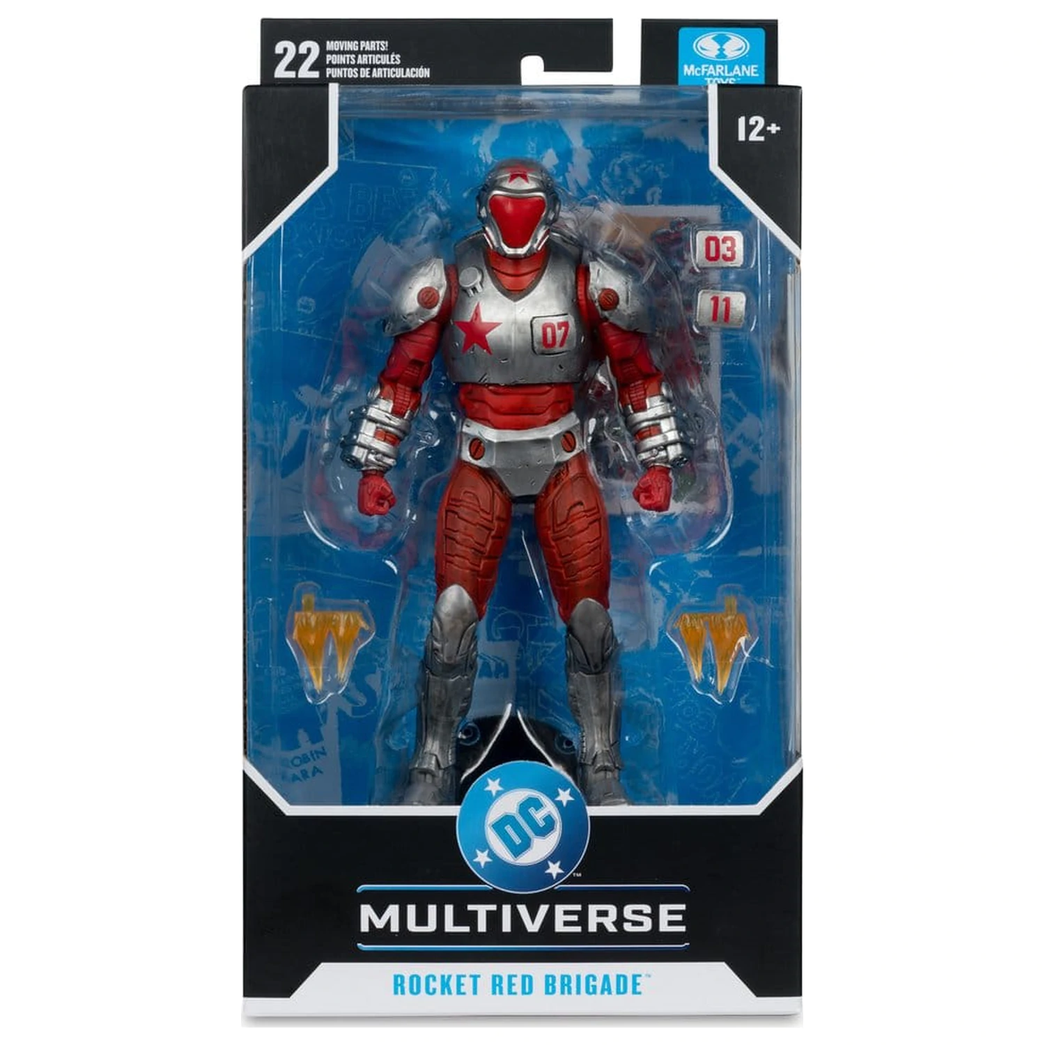 Justice League: Generation Lost DC Multiverse Actionfigur Rocket Red Brigade 18 cm Produktfoto