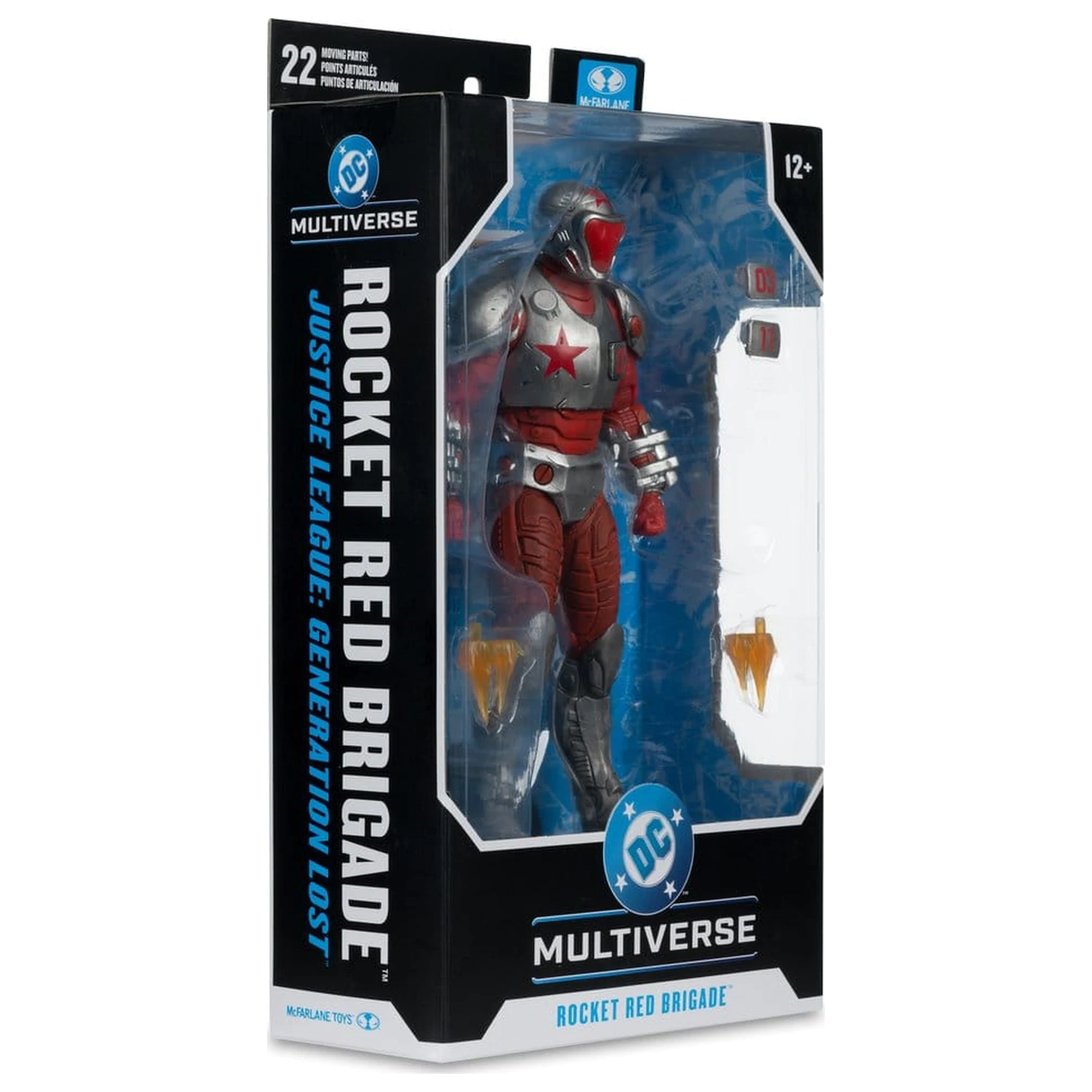 Justice League: Generation Lost DC Multiverse Actionfigur Rocket Red Brigade 18 cm Produktfoto