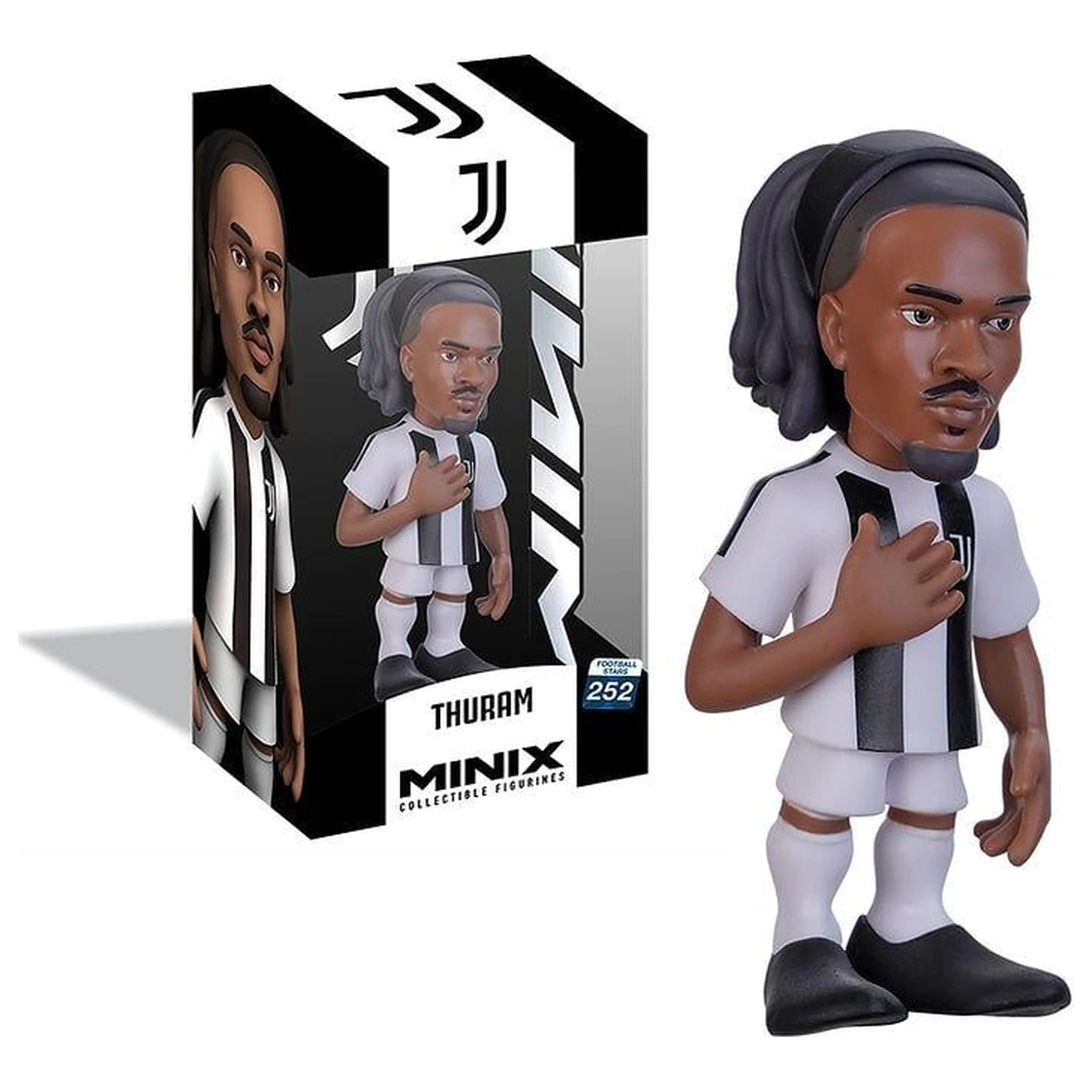 JUVENTUS Khephren Thuram Figur Minix 12cm Produktfoto