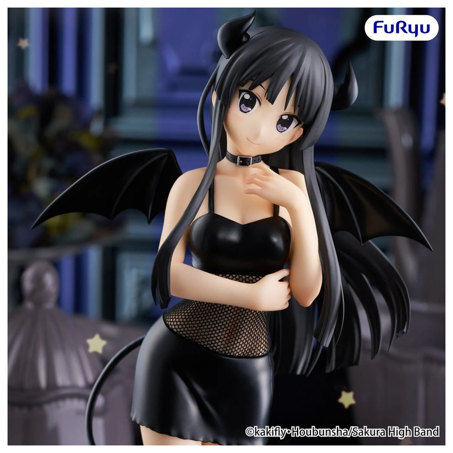K-ON! BiCute Dark PVC Figur Mio Akiyama 24 cm Produktfoto