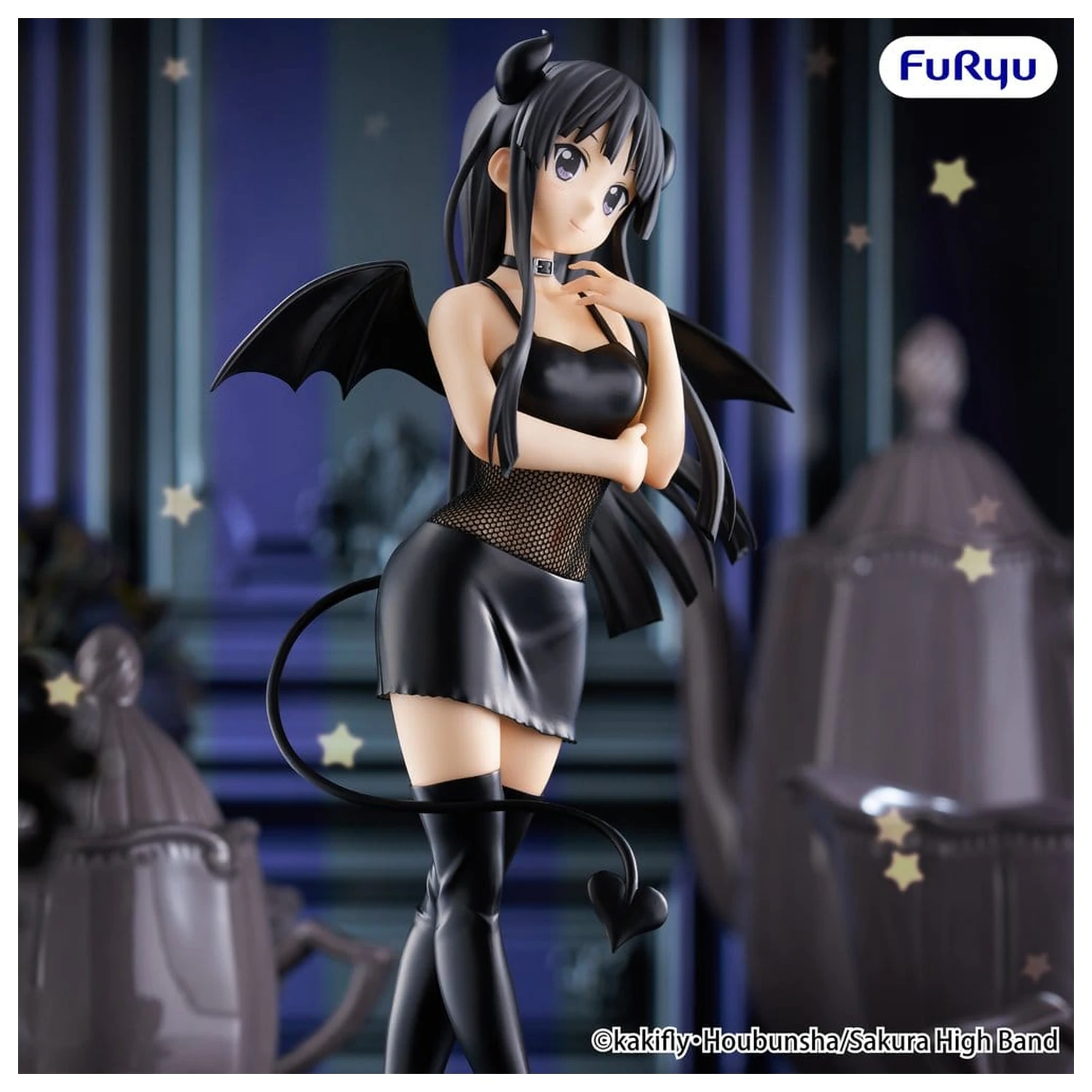 K-ON! BiCute Dark PVC Figur Mio Akiyama 24 cm Produktfoto