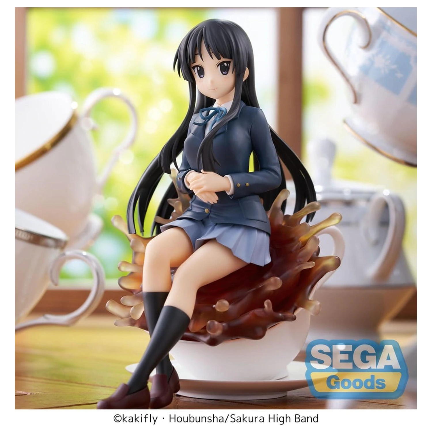 K-ON! Luminasta PVC Figur Mio Akiyama 16 cm Produktfoto