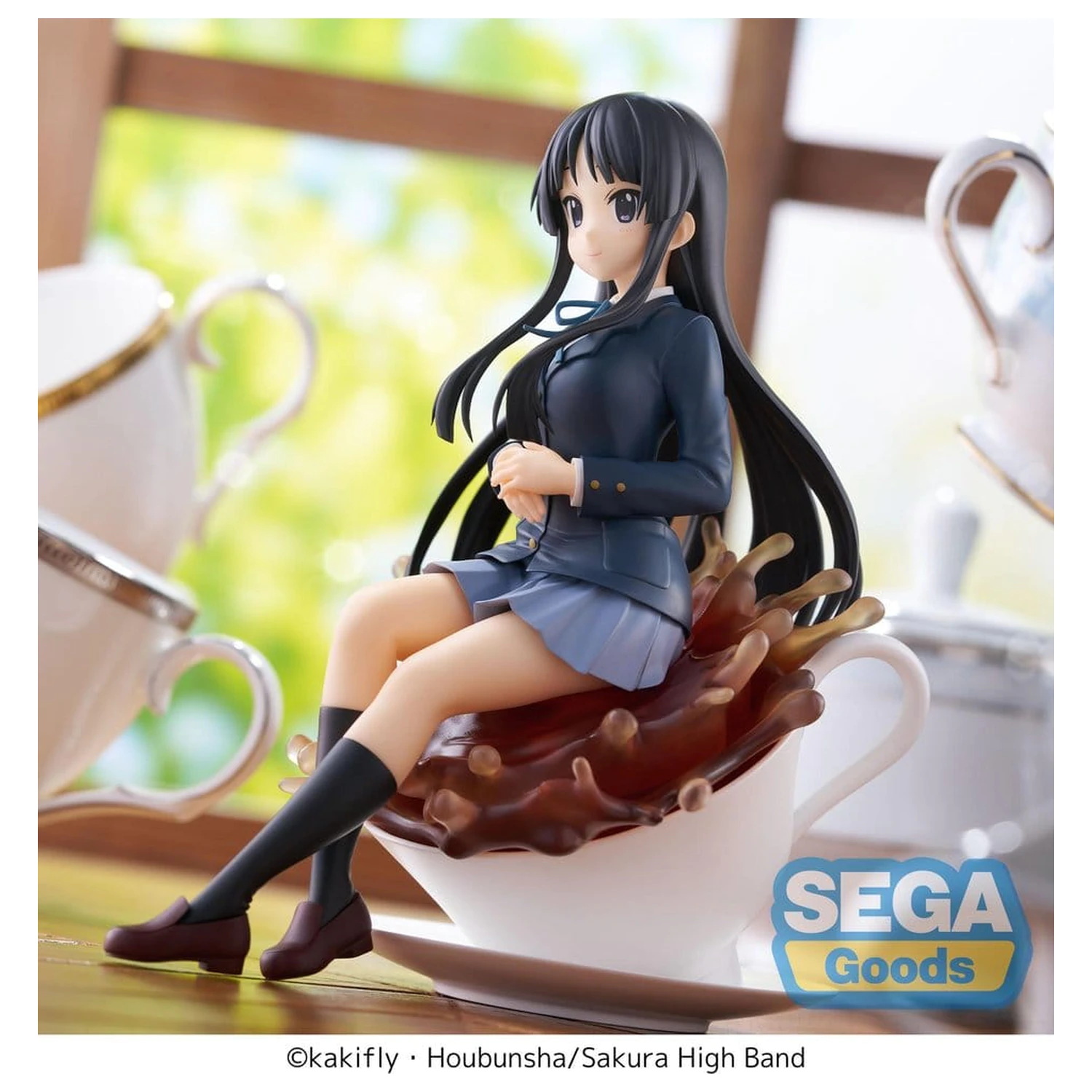 K-ON! Luminasta PVC Figur Mio Akiyama 16 cm Produktfoto