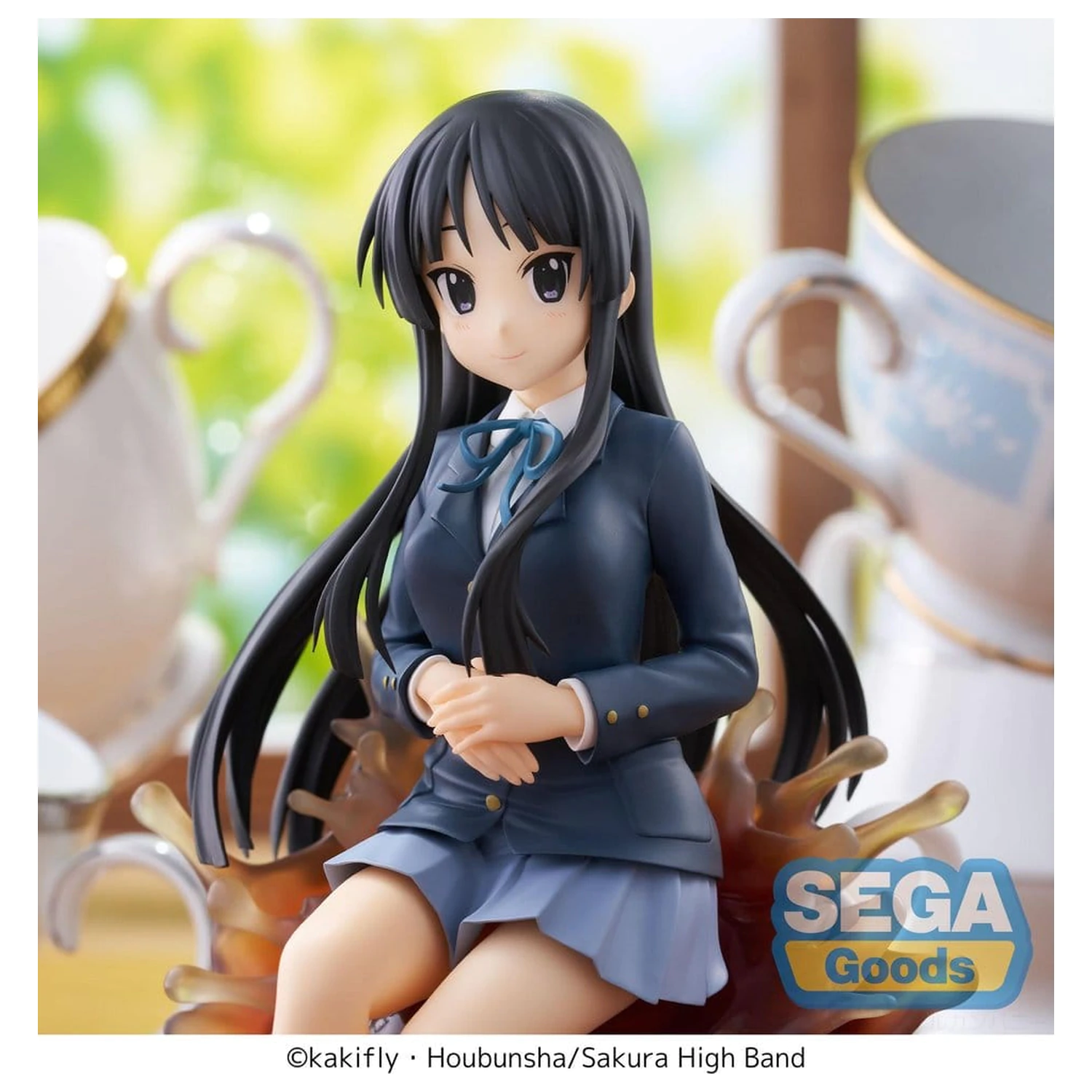 K-ON! Luminasta PVC Figur Mio Akiyama 16 cm Produktfoto