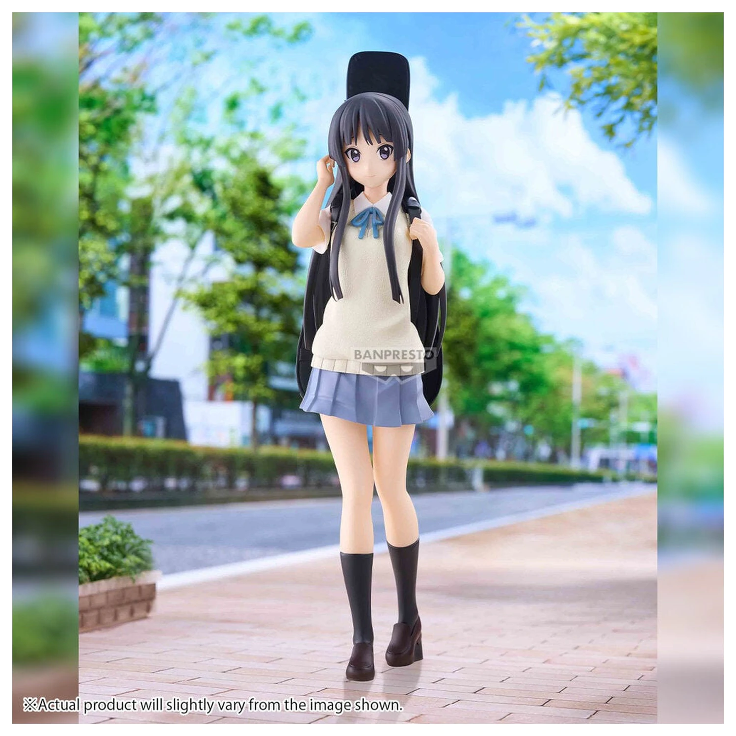 K-ON!! SQ Figur Mio Akiyama Figur 25cm Produktfoto