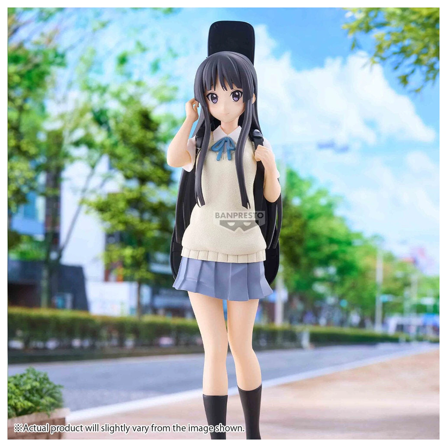 K-ON!! SQ Figur Mio Akiyama Figur 25cm Produktfoto