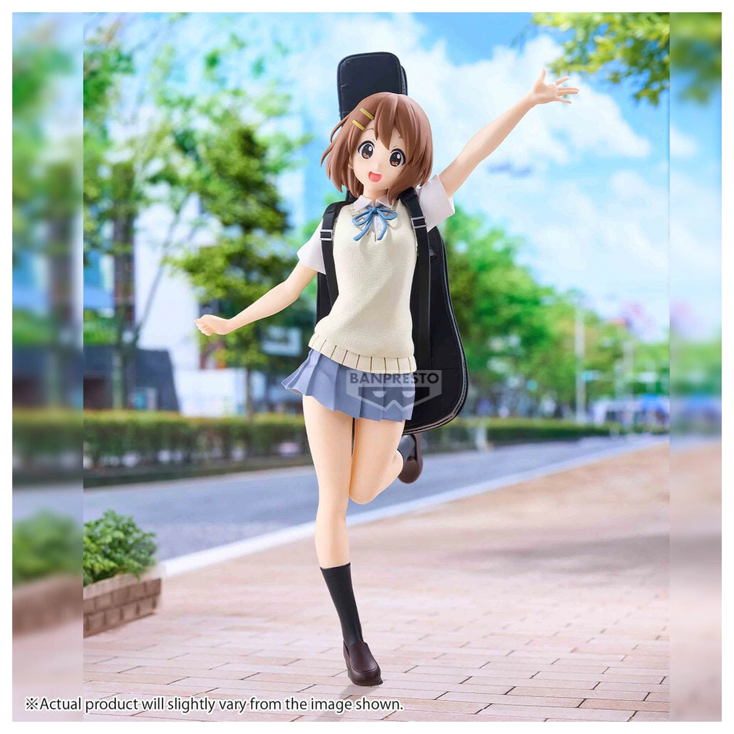 K-ON!! SQ Figur Yui Hirasawa Figur 25 cm Produktfoto