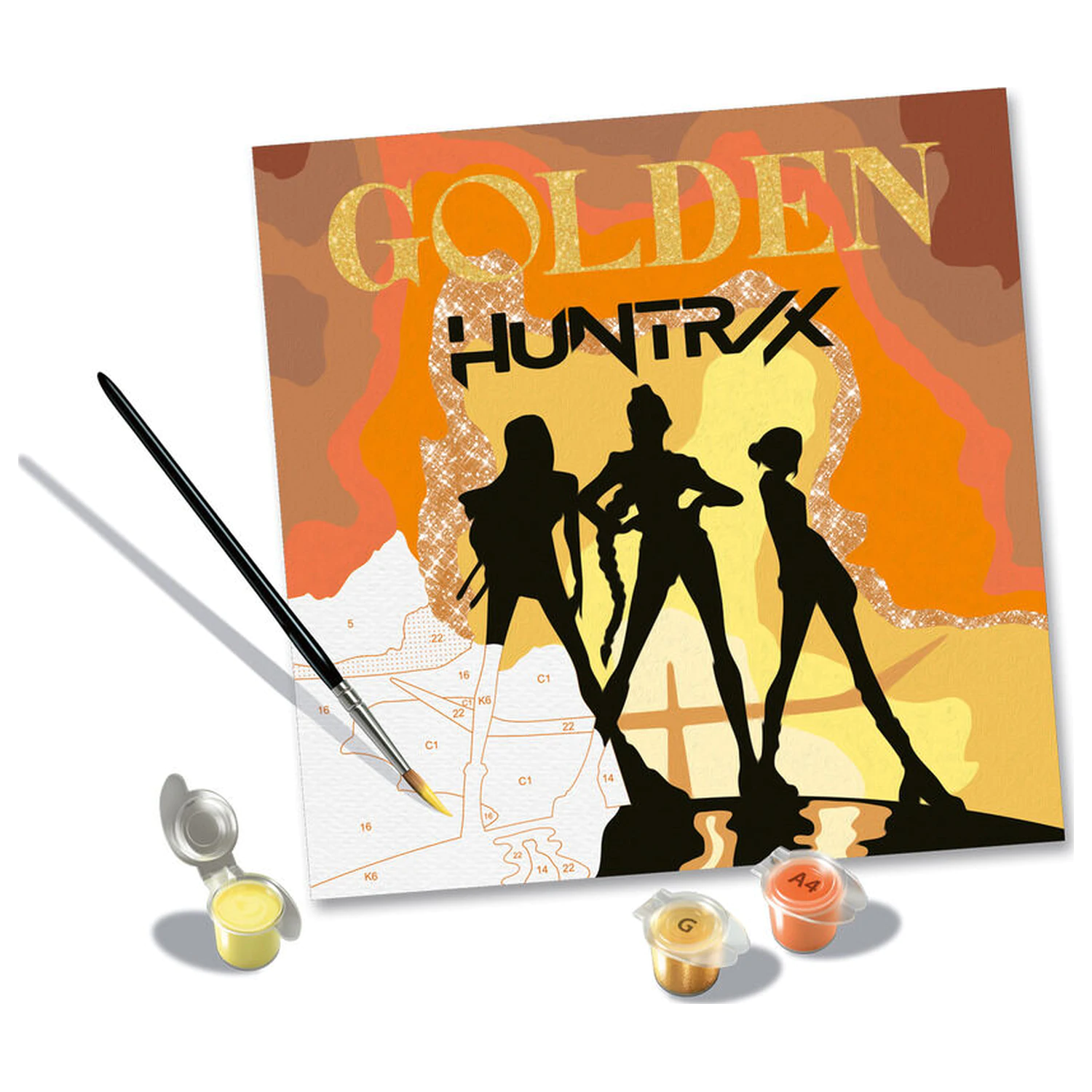 K-Pop Demon Hunters Golden CreArt Malset Produktfoto