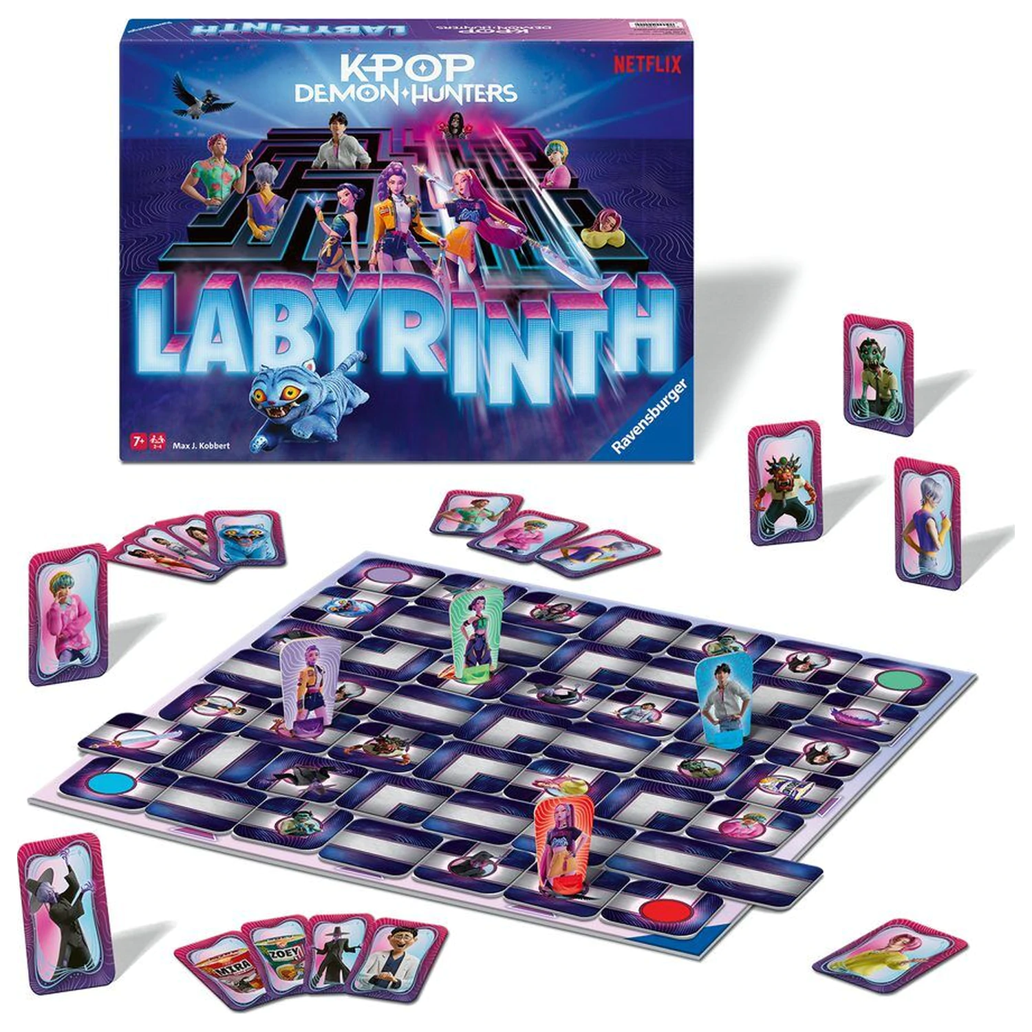 K-Pop Demon Hunters Labyrinth Brettspiel Produktfoto