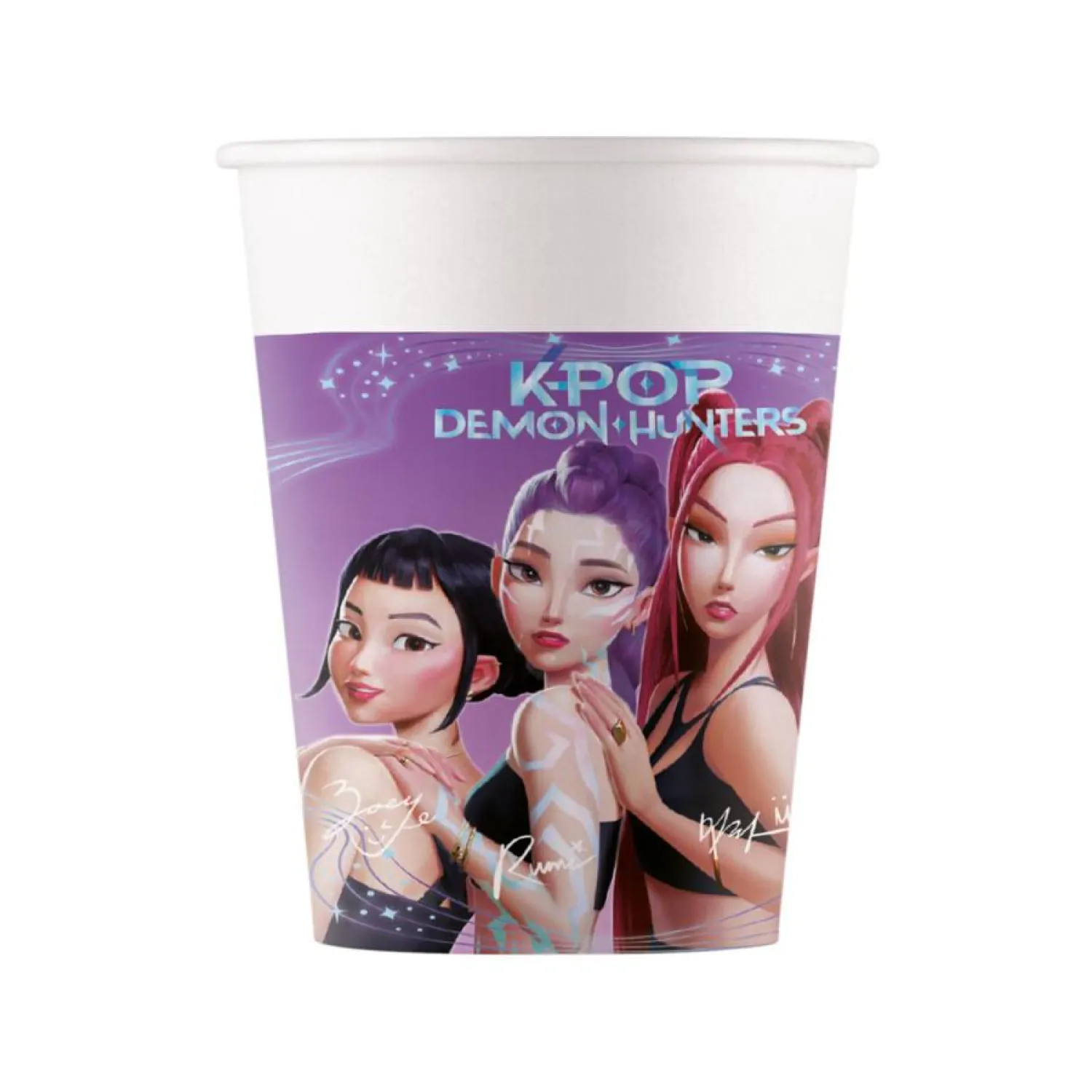 K-POP Demon Hunters Party Papierbecher Pack Produktfoto