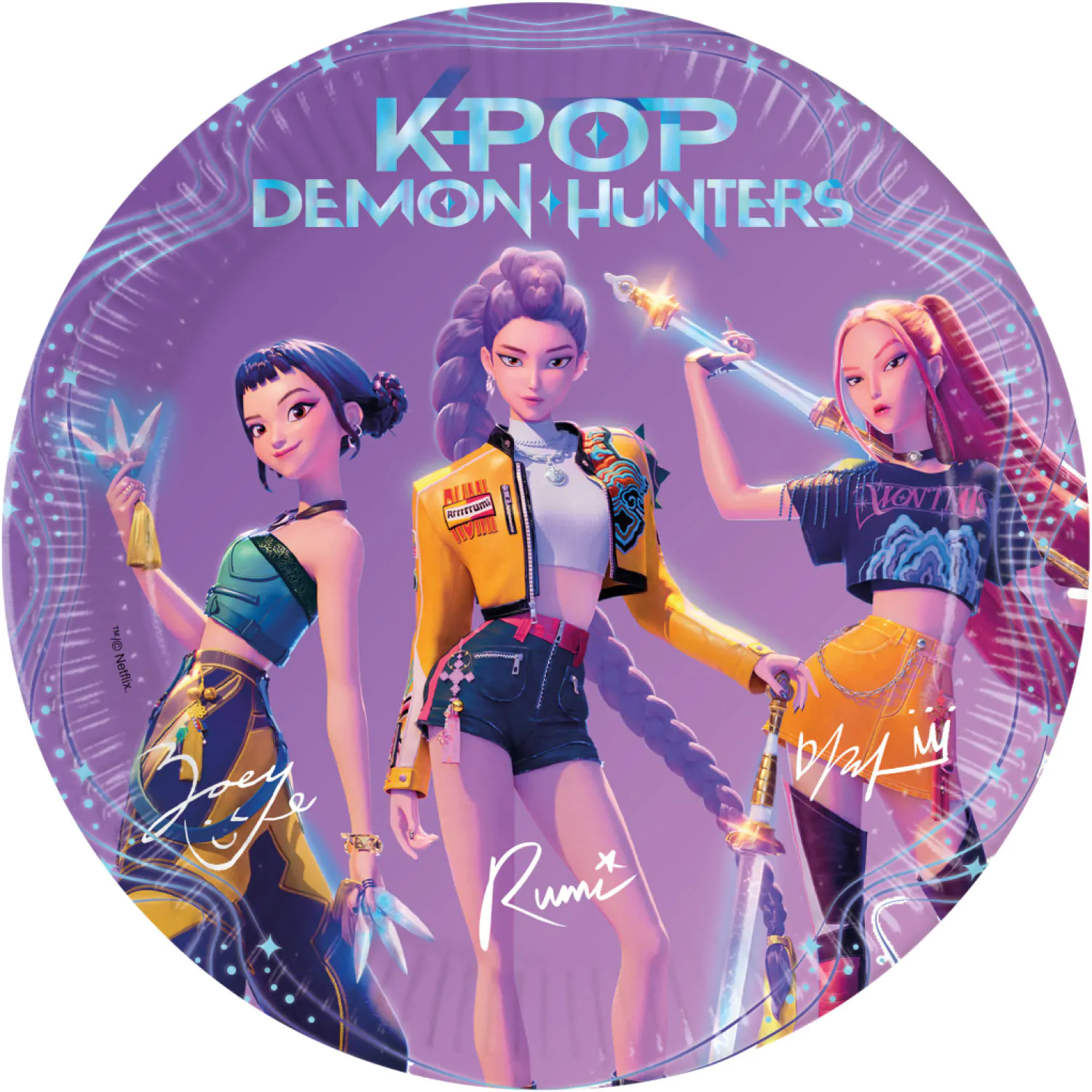 K-POP Demon Hunters Party Pappteller Pack Produktfoto