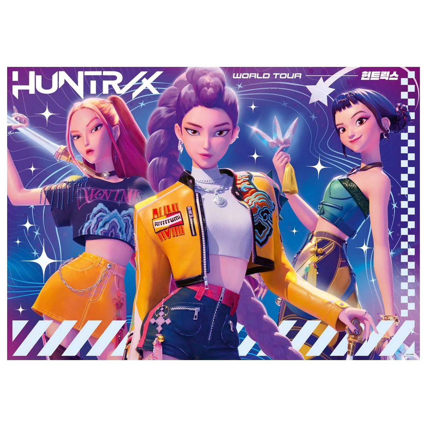 K-Pop Demon Hunters Puzzle 125 Teile Produktfoto