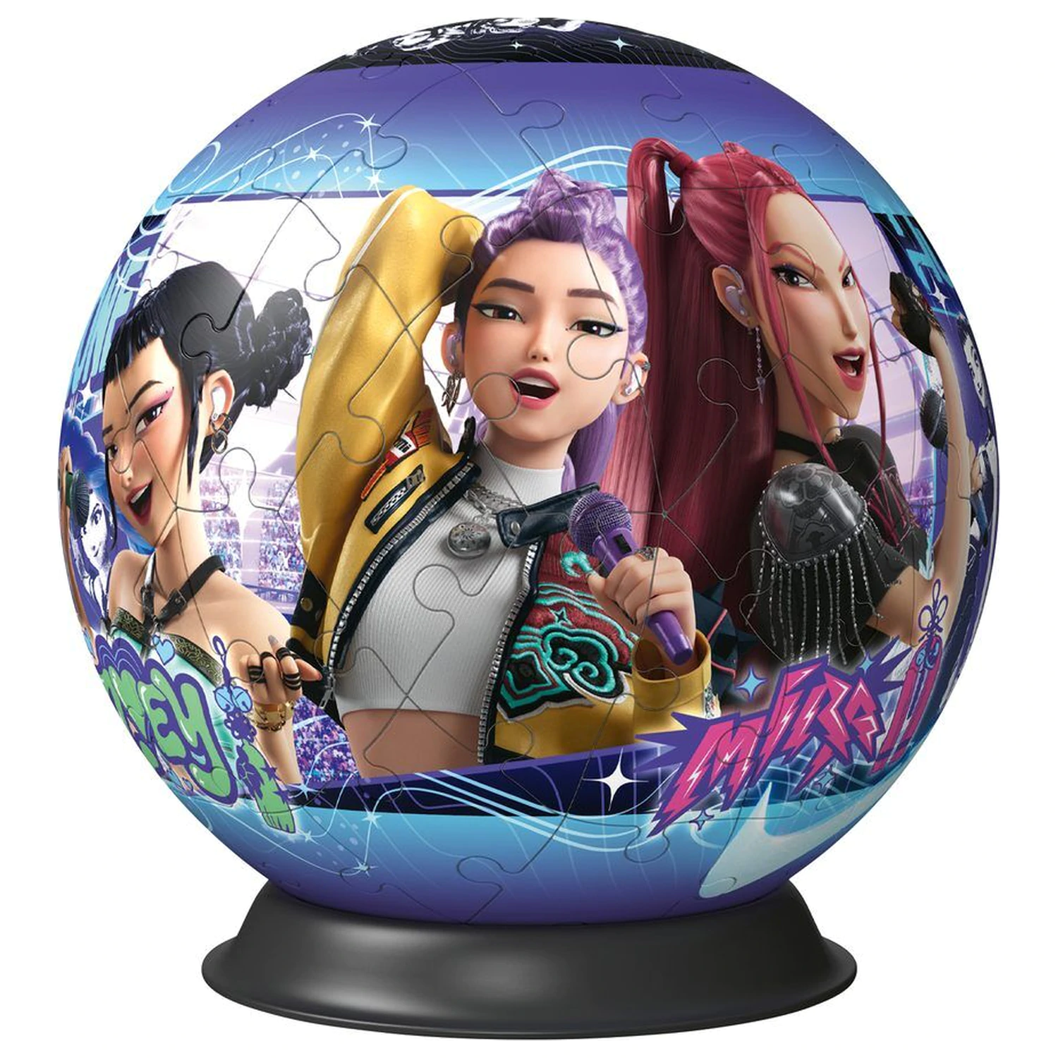 K-Pop Demon Hunters Puzzle-Ball 3D 72 Teile Produktfoto