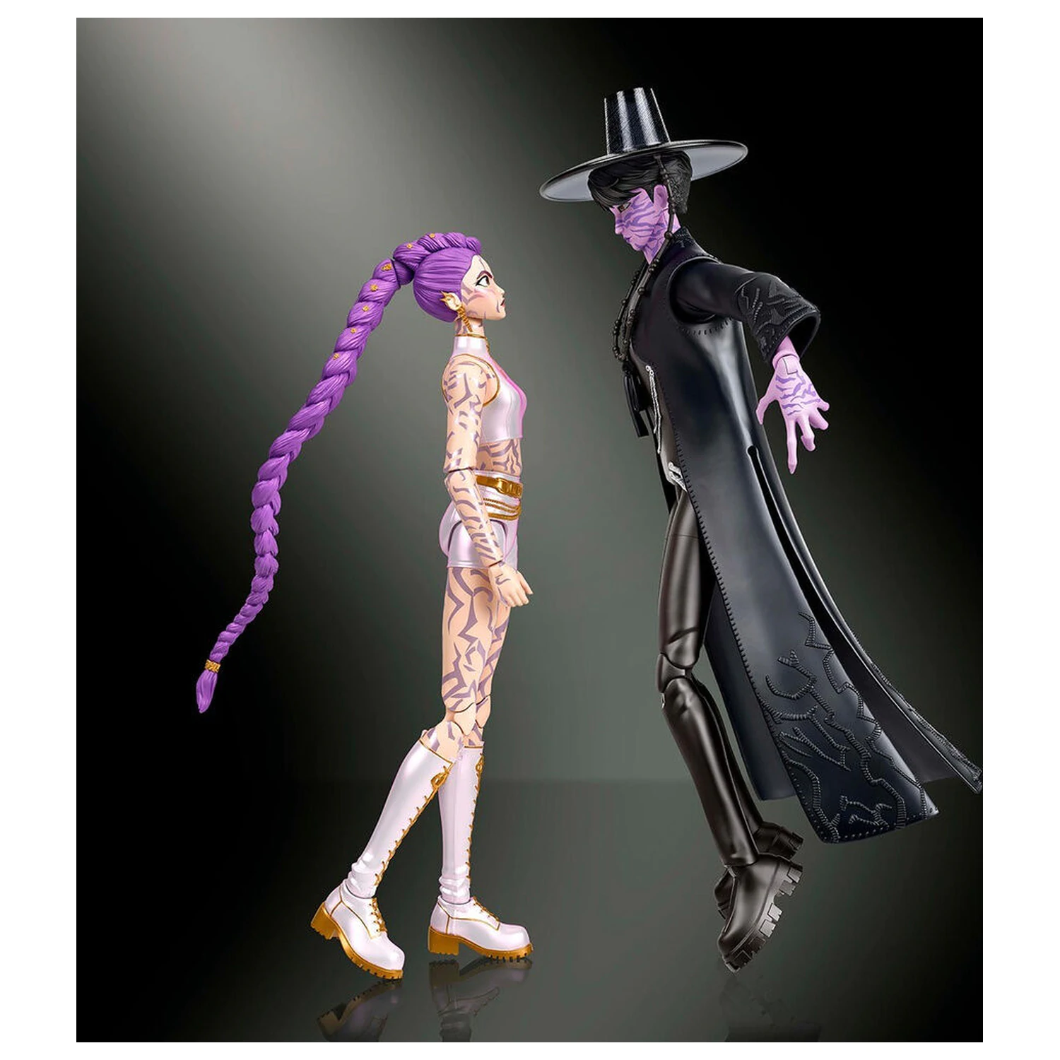 K-Pop Demon Hunters Rumi & Jinu 2-teiliges Figuren Pack 15cm Produktfoto