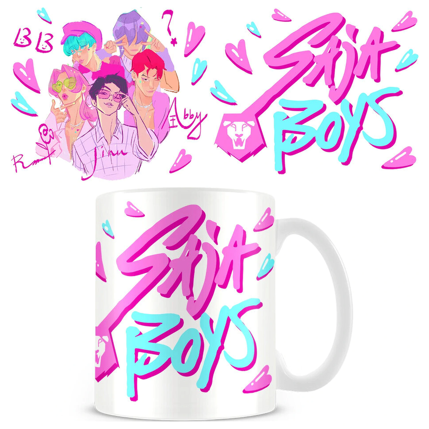 K-Pop Demon Hunters Saja Boys Tasse 325ml Produktfoto