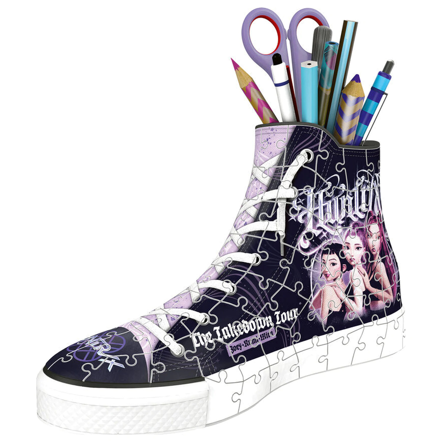 K-Pop Demon Hunters 3D Sneaker-Puzzle 72 Teile Produktfoto