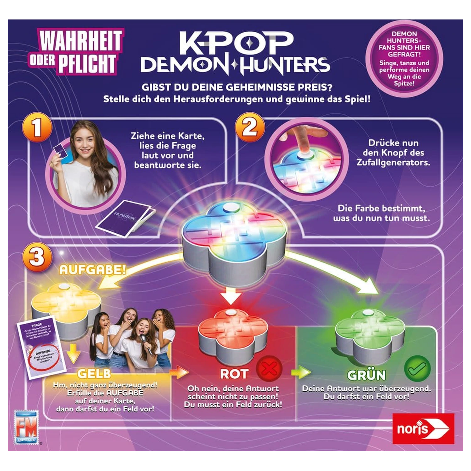 K-POP Demon Hunters Brettspiel deutsche Version Produktfoto