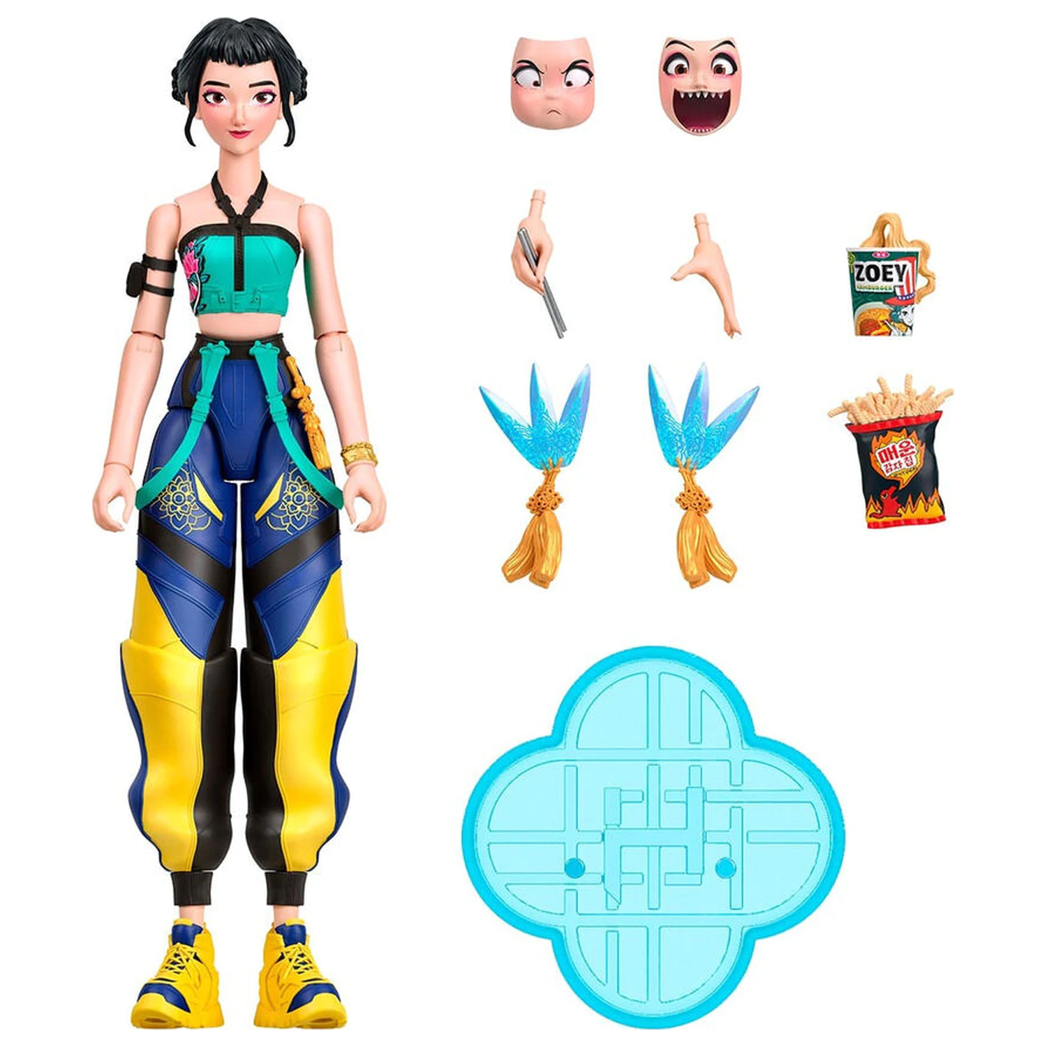 K-Pop Demon Hunters Zoey Figur 15cm Produktfoto