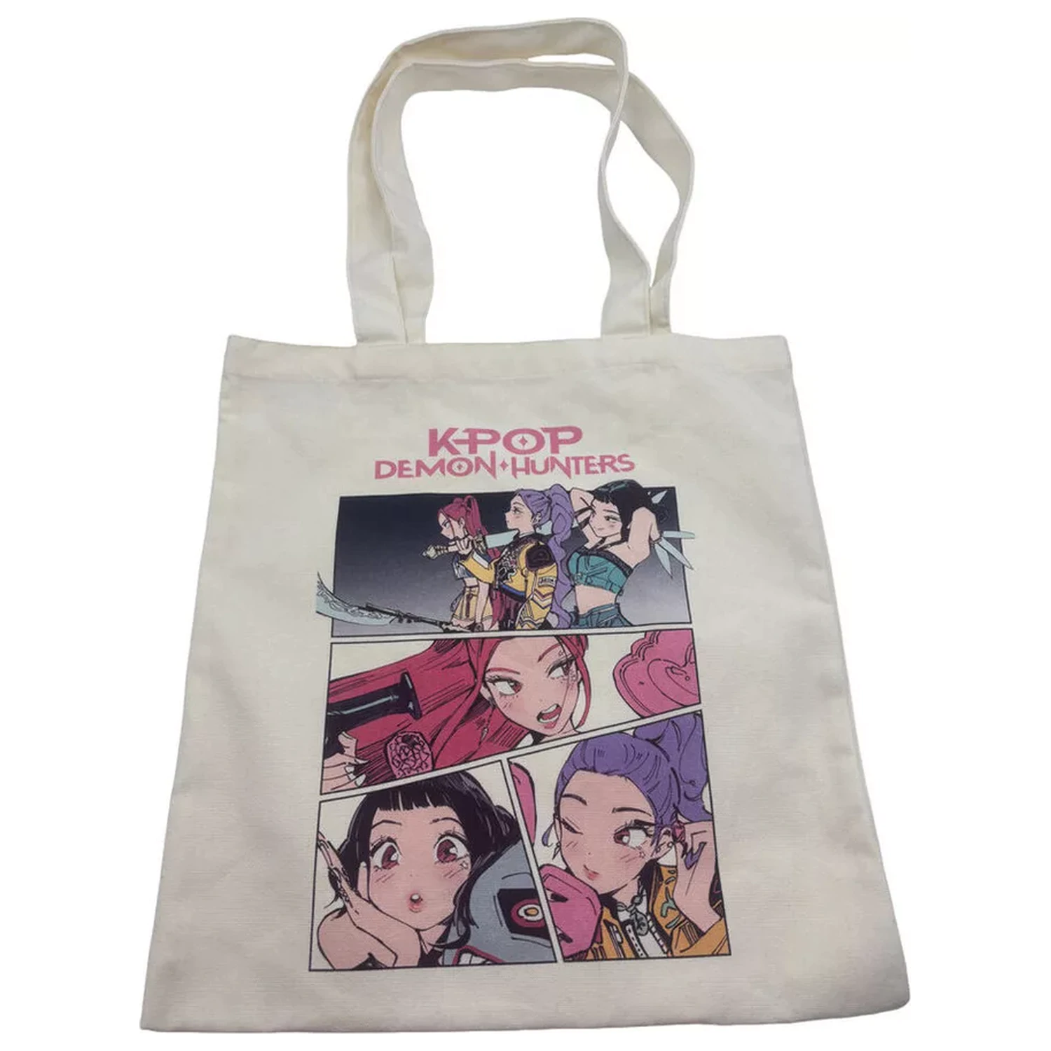 K-pop Demon Hunters Comics Einkaufstasche, 41 cm Produktfoto