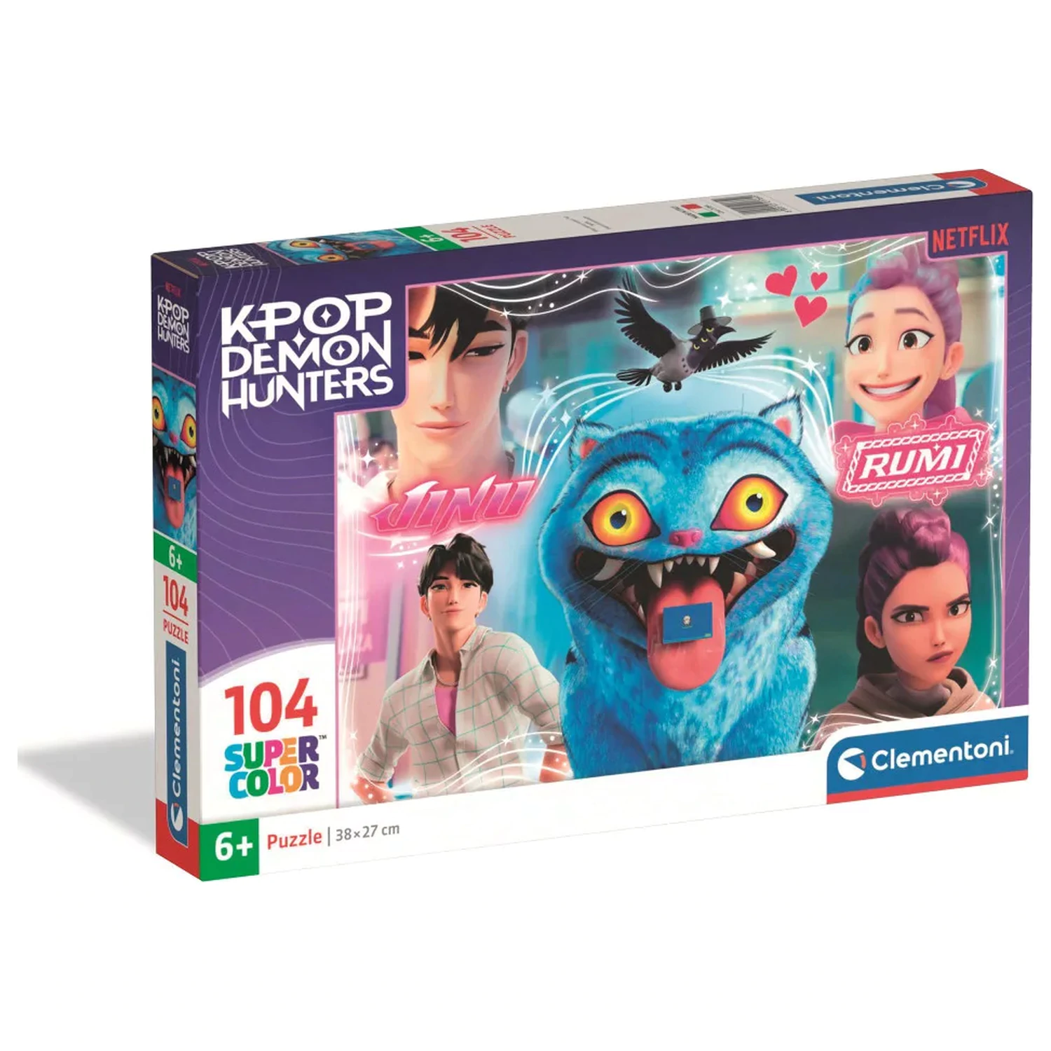 K-pop Demon Hunters Heart Hunter 104-teiliges Super Puzzle Produktfoto